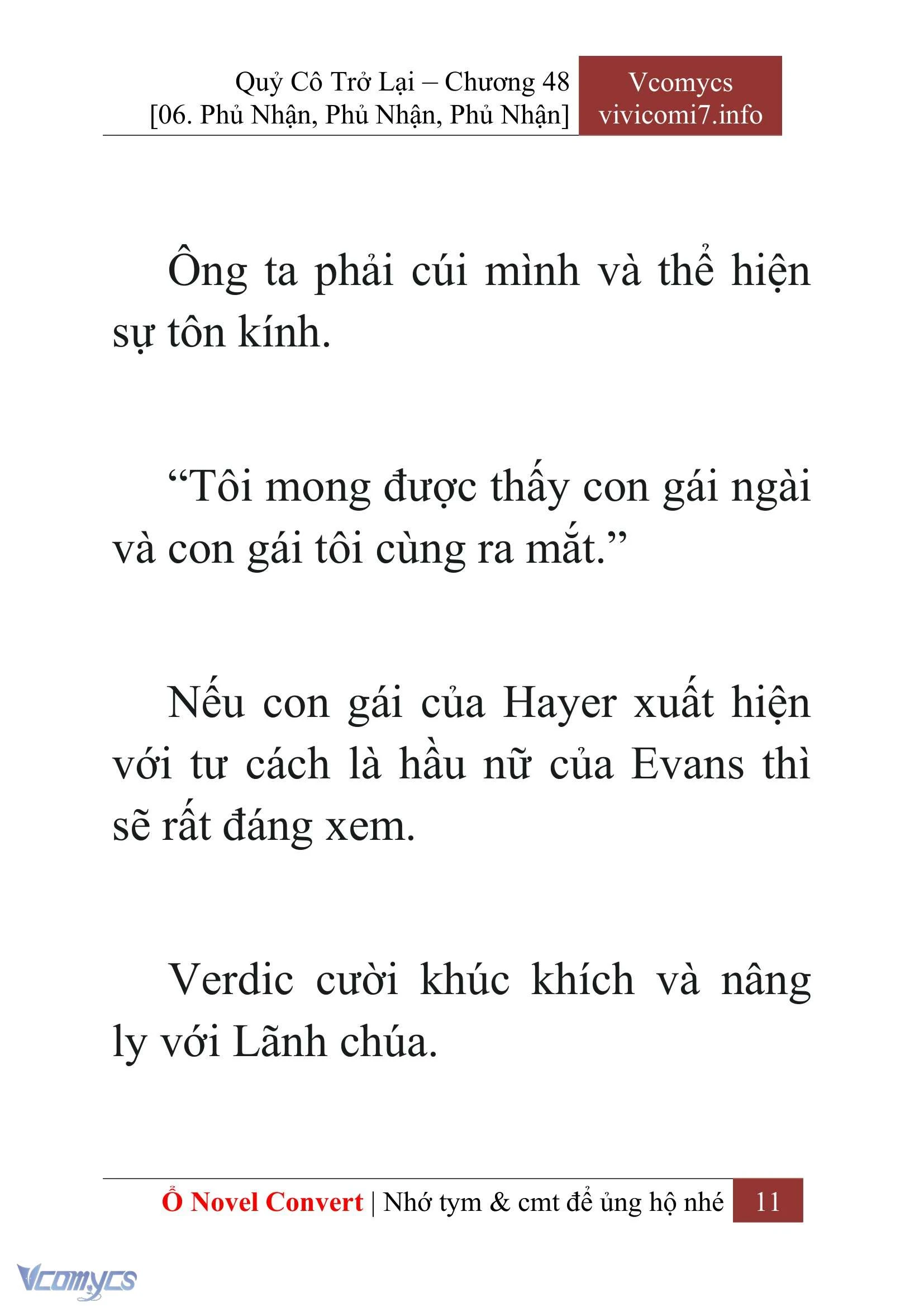 [Novel] Quý Cô Trở Lại Chapter  48 - 13