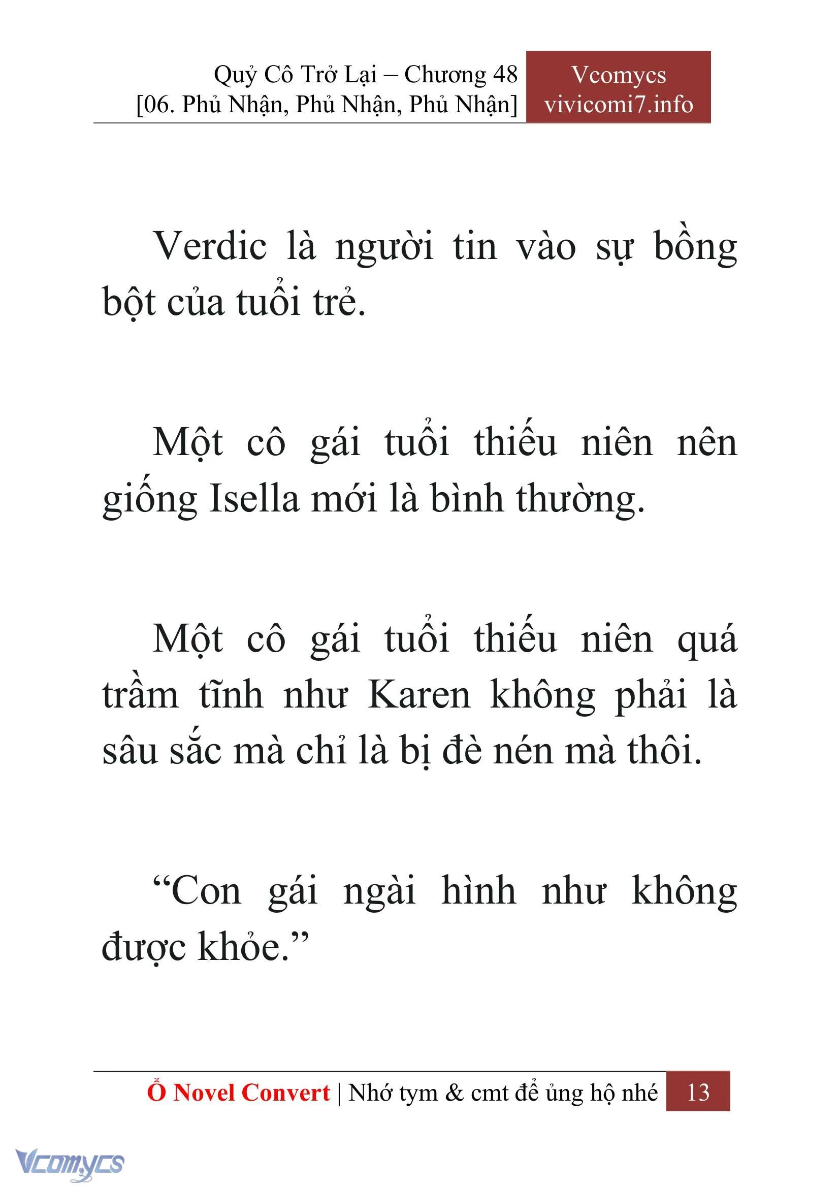 [Novel] Quý Cô Trở Lại Chapter  48 - 15