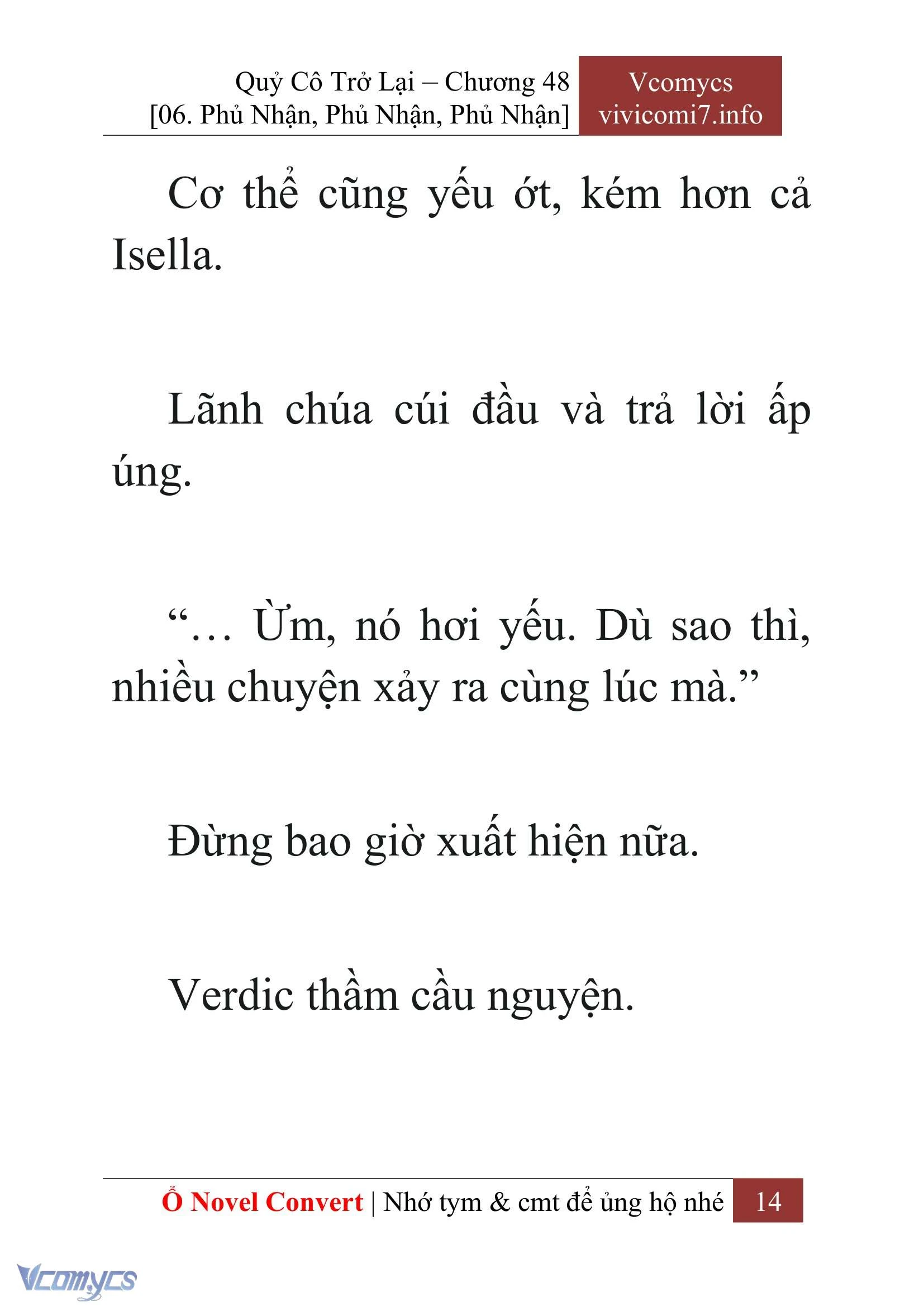 [Novel] Quý Cô Trở Lại Chapter  48 - 16