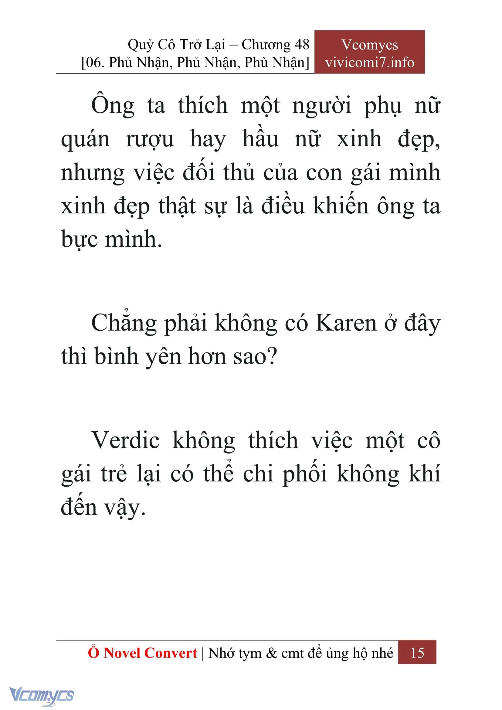 [Novel] Quý Cô Trở Lại Chapter  48 - 17