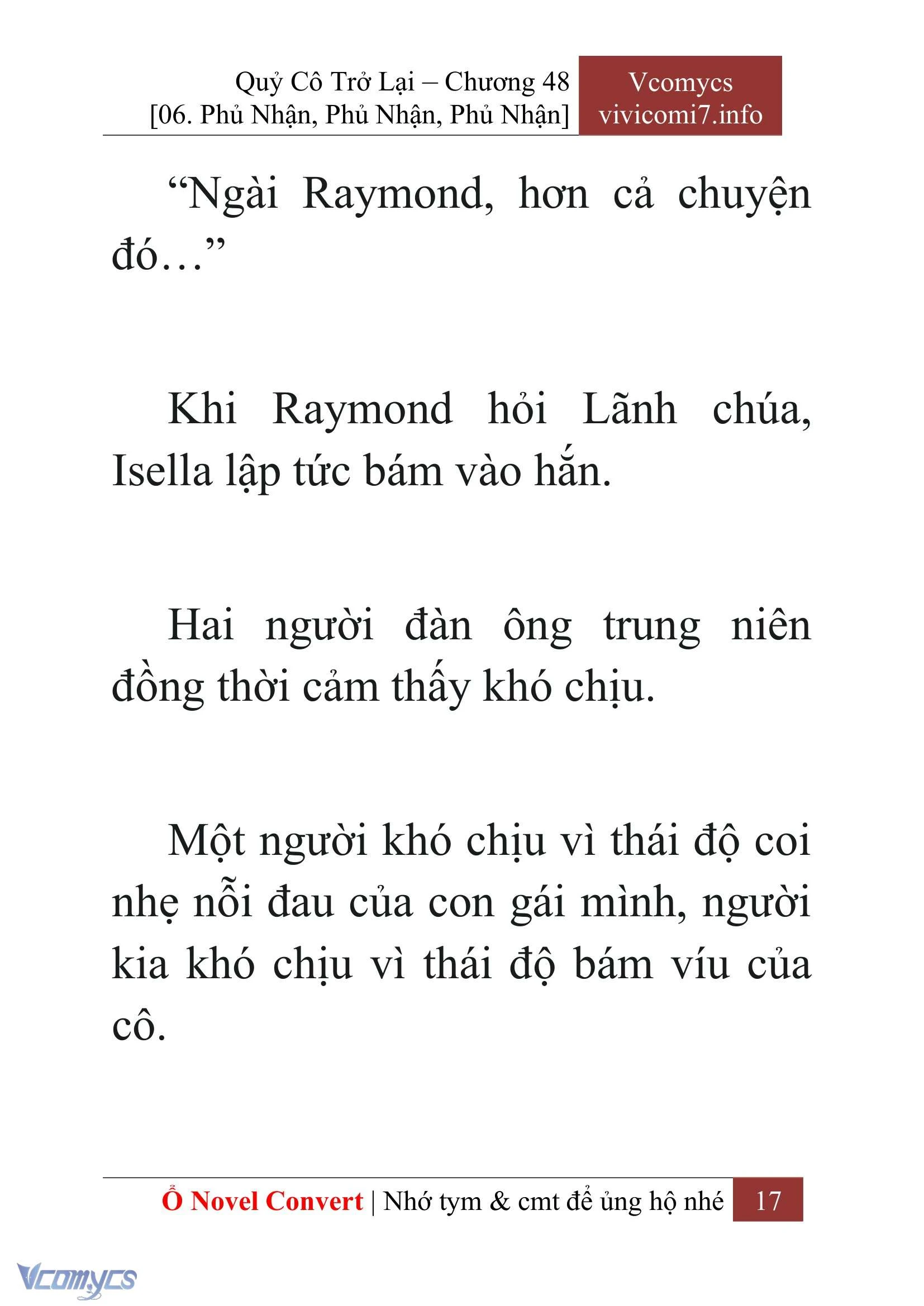 [Novel] Quý Cô Trở Lại Chapter  48 - 19