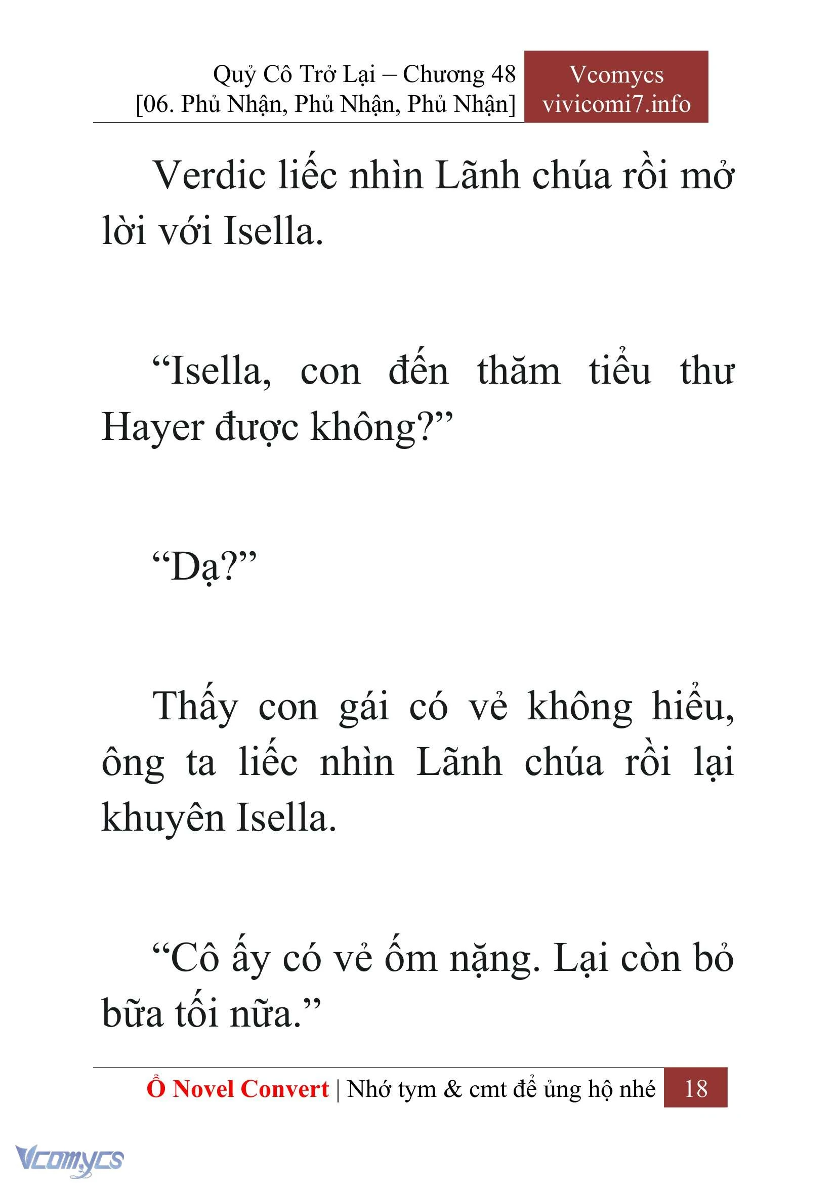 [Novel] Quý Cô Trở Lại Chapter  48 - 20