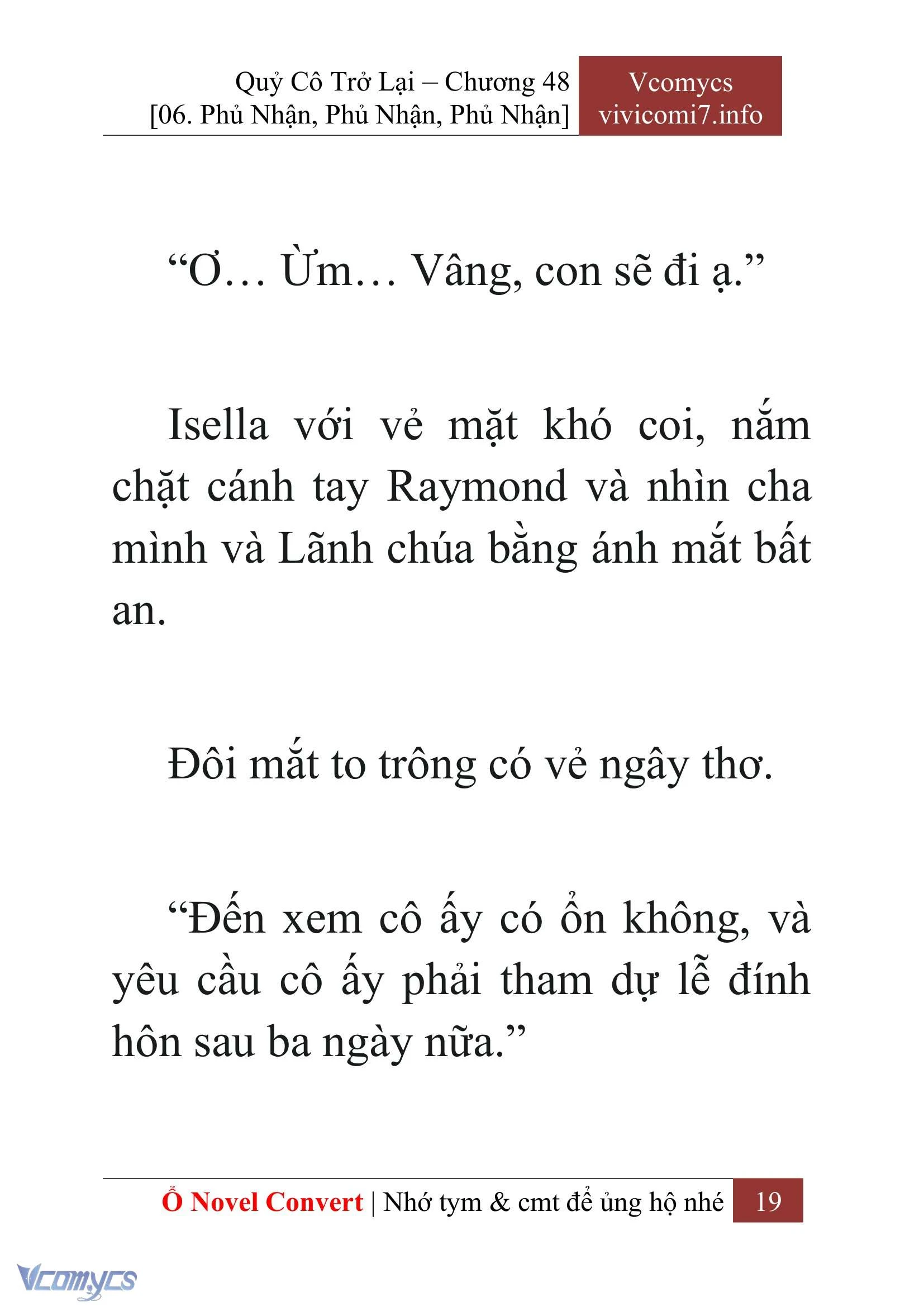 [Novel] Quý Cô Trở Lại Chapter  48 - 21