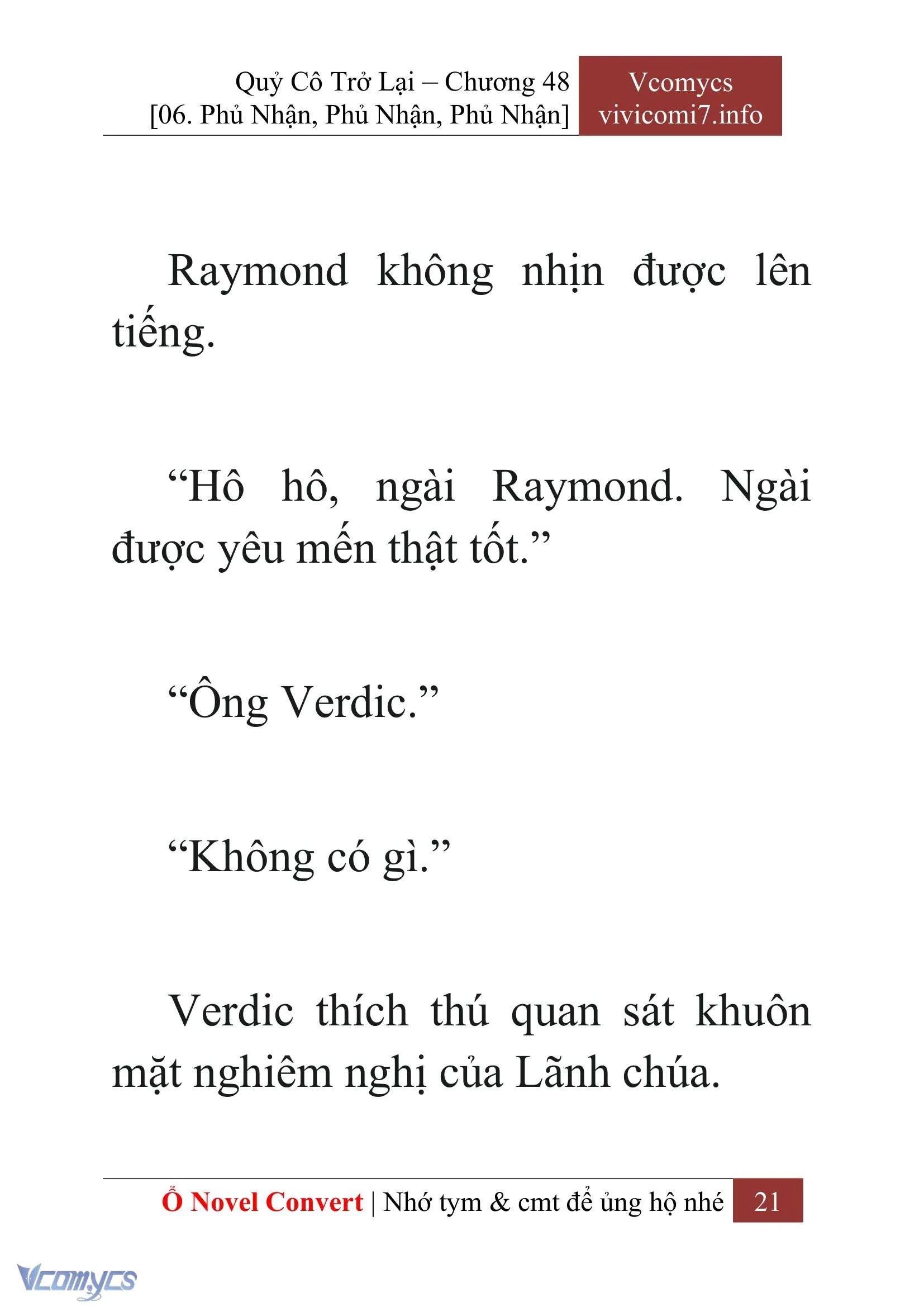 [Novel] Quý Cô Trở Lại Chapter  48 - 23