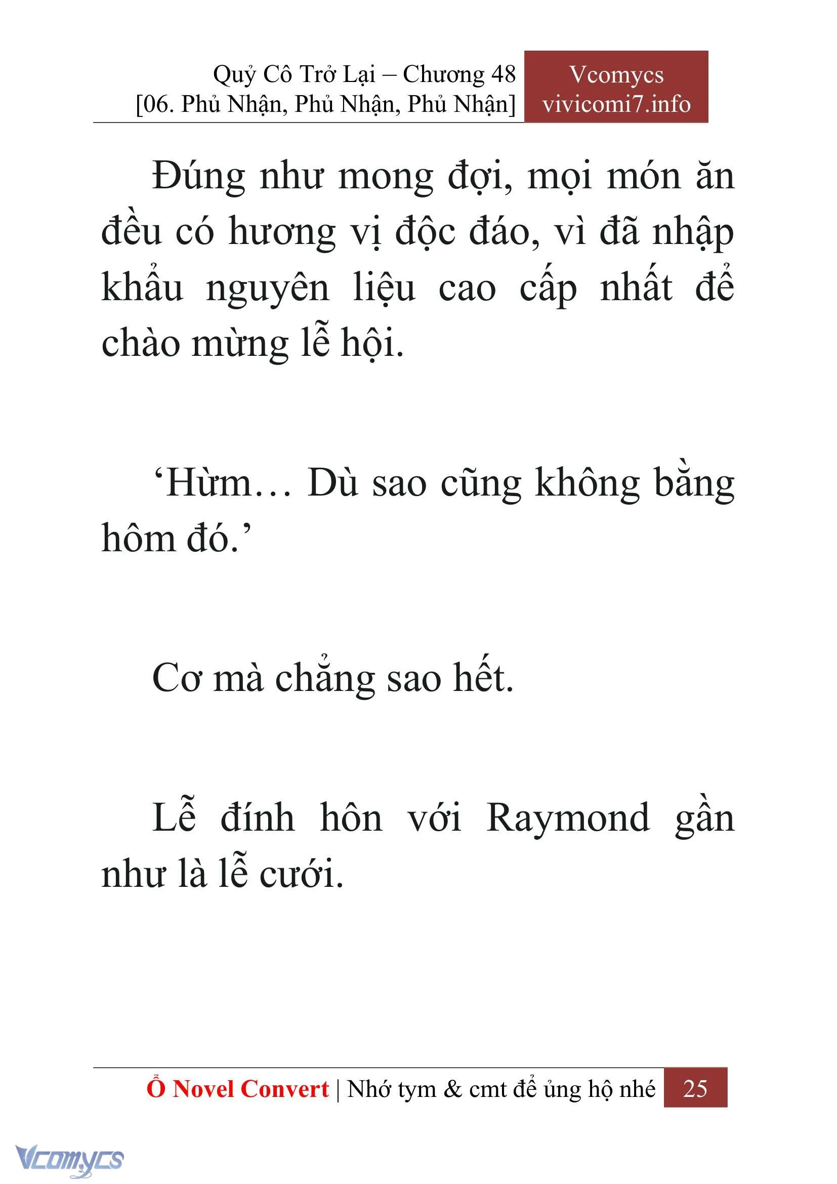 [Novel] Quý Cô Trở Lại Chapter  48 - 27