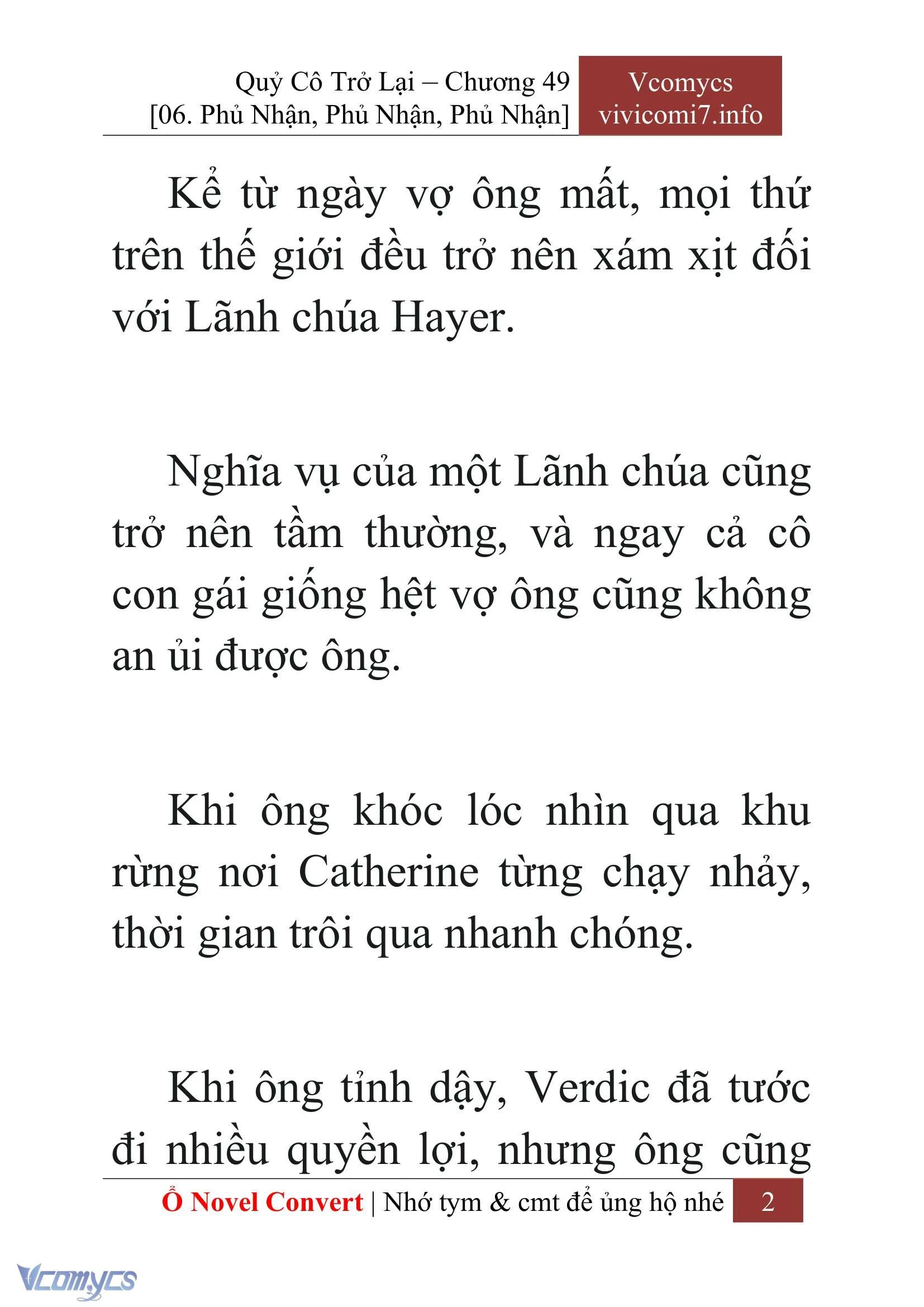 [Novel] Quý Cô Trở Lại Chapter  49 - 4