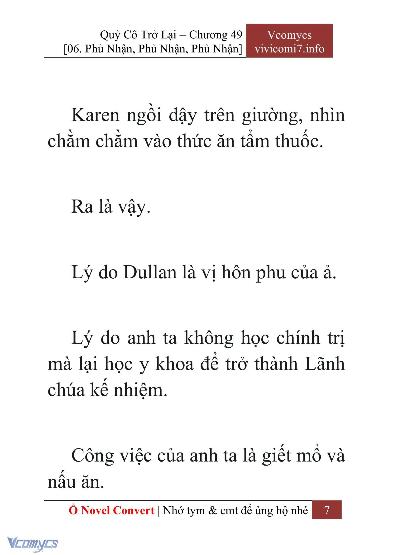 [Novel] Quý Cô Trở Lại Chapter  49 - 9