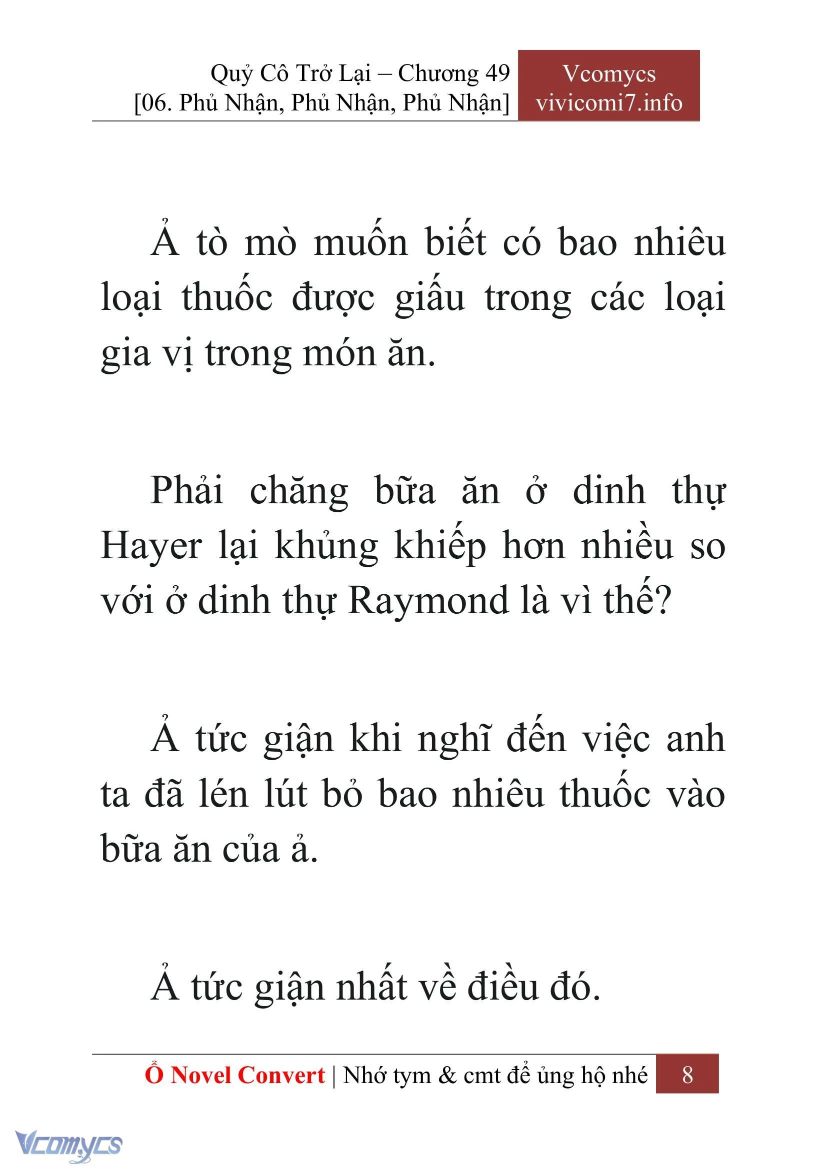 [Novel] Quý Cô Trở Lại Chapter  49 - 10