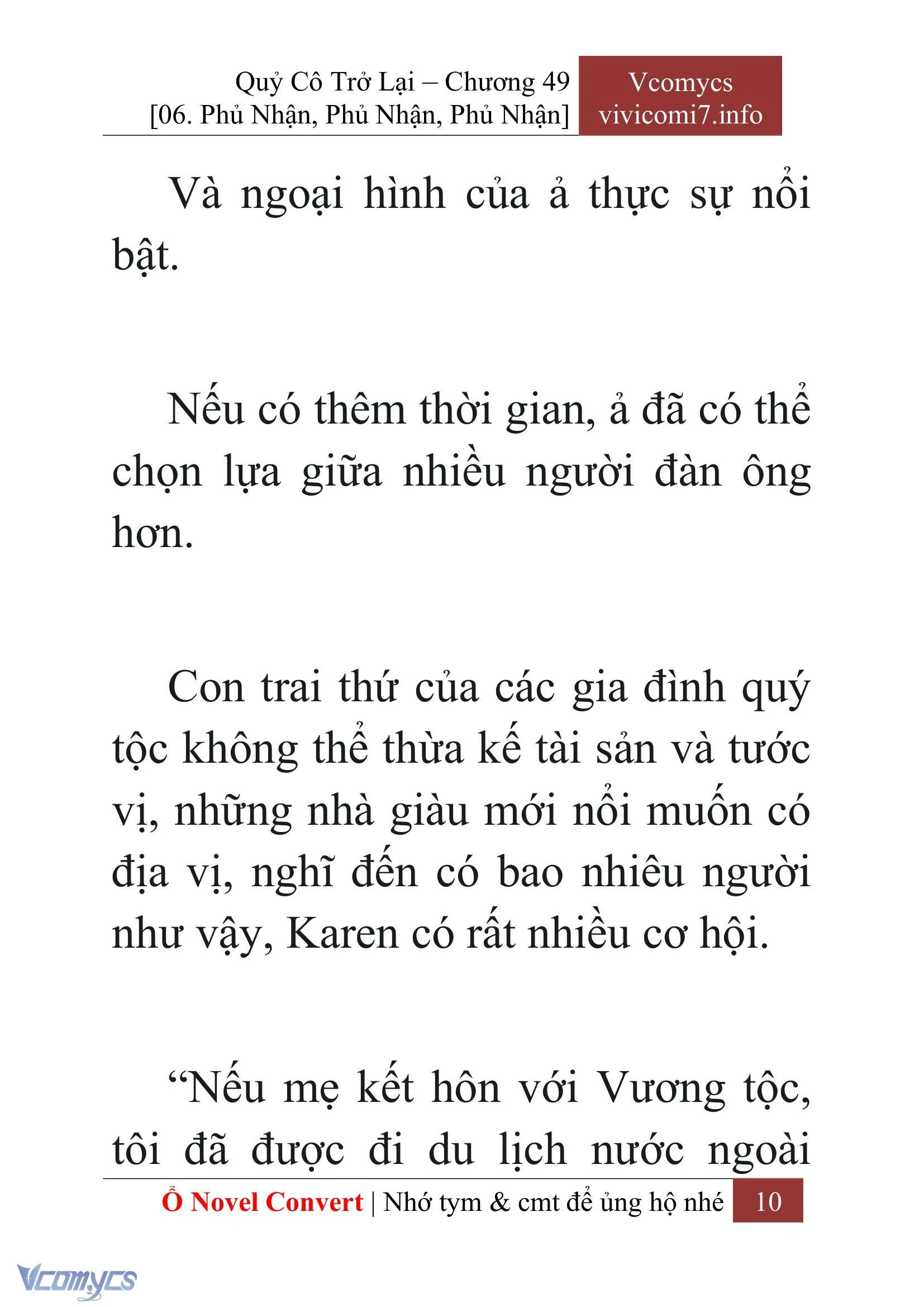 [Novel] Quý Cô Trở Lại Chapter  49 - 12