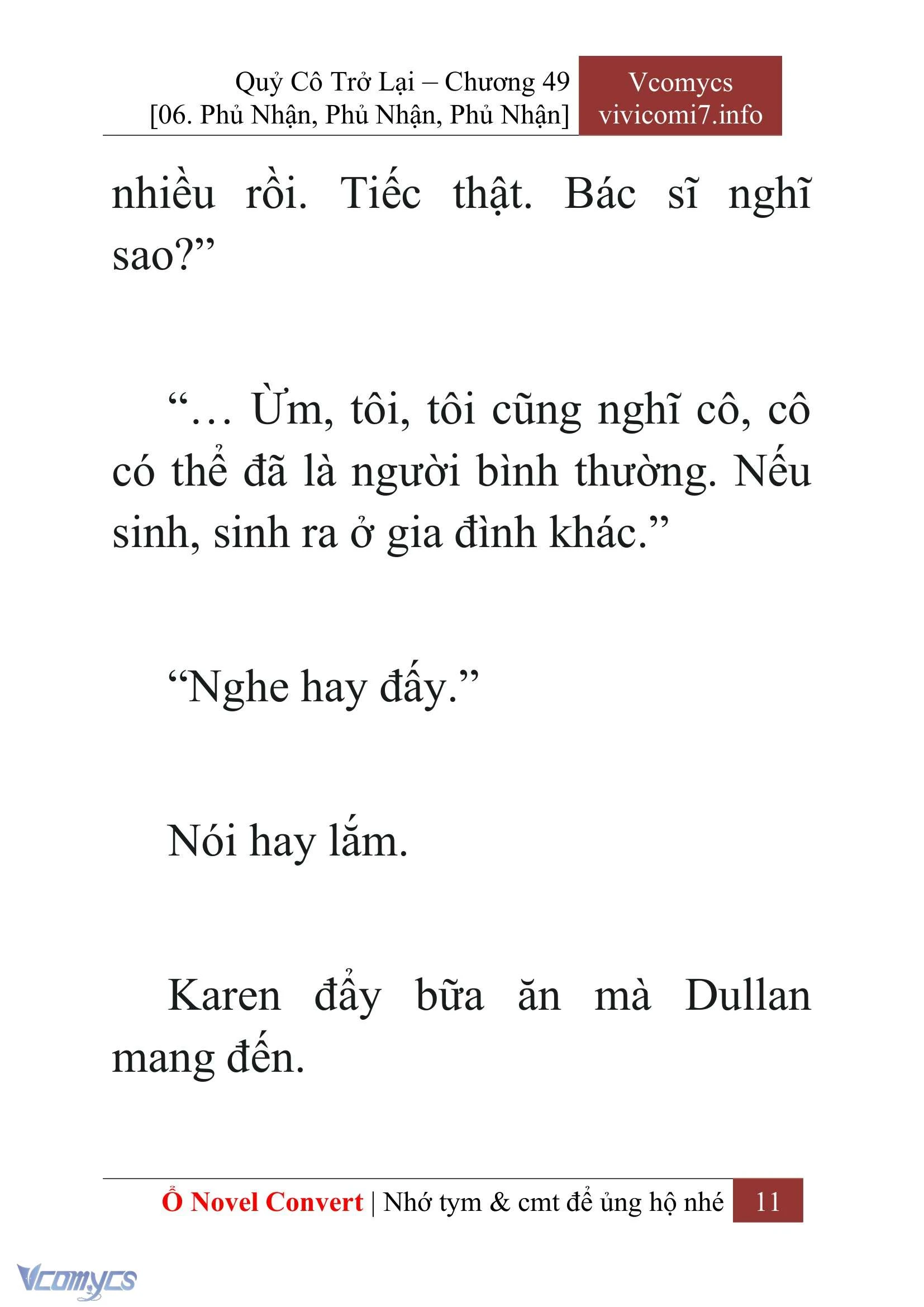 [Novel] Quý Cô Trở Lại Chapter  49 - 13