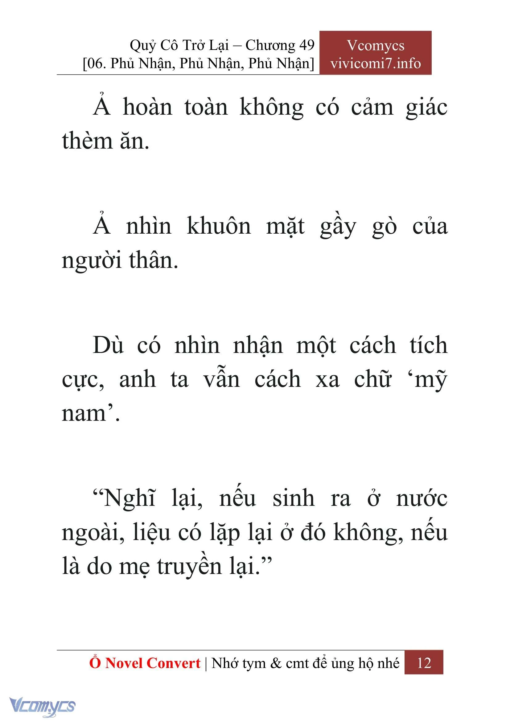 [Novel] Quý Cô Trở Lại Chapter  49 - 14