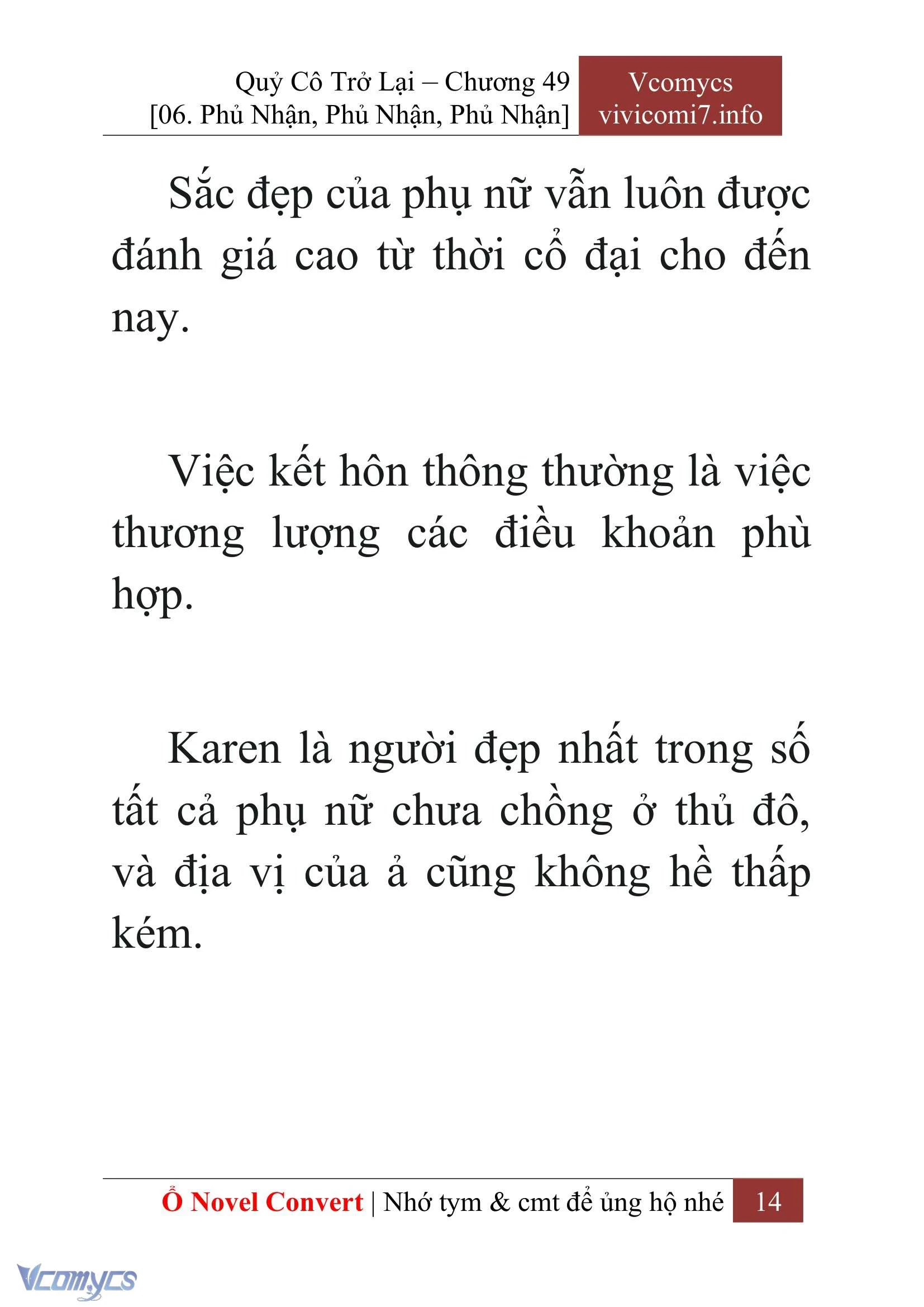 [Novel] Quý Cô Trở Lại Chapter  49 - 16