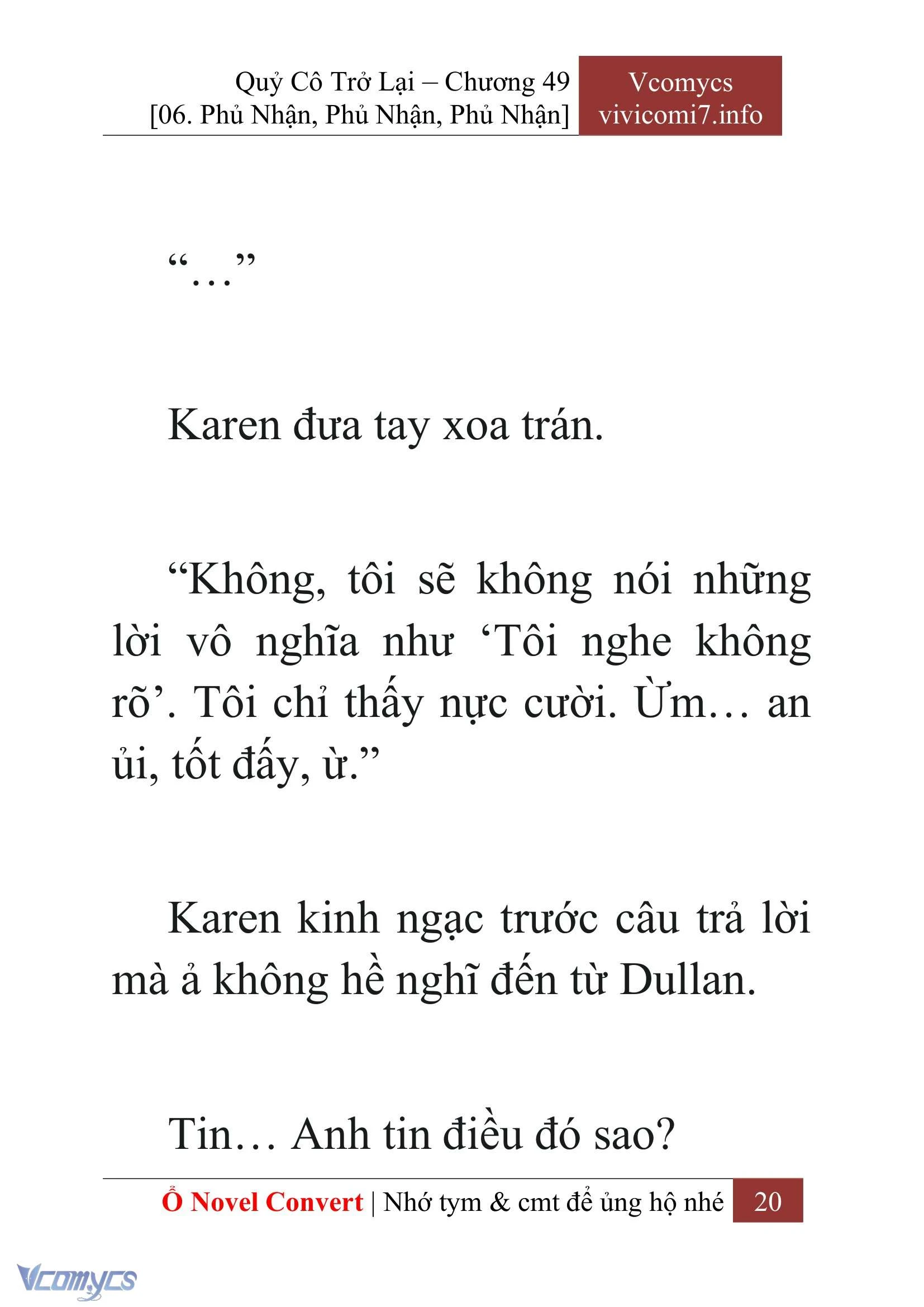 [Novel] Quý Cô Trở Lại Chapter  49 - 22