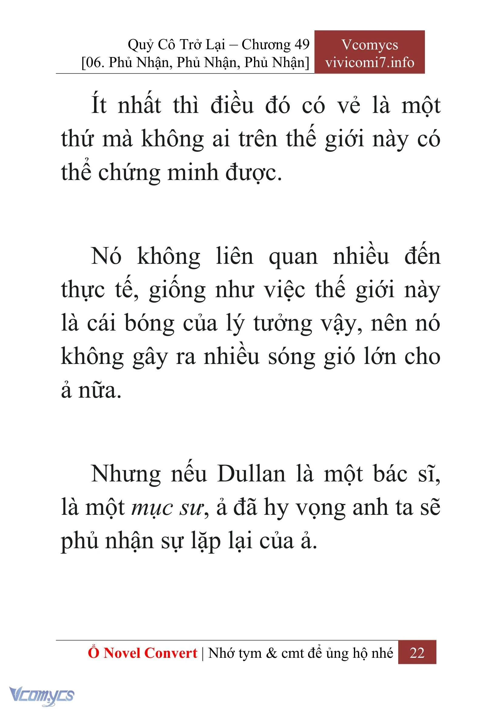 [Novel] Quý Cô Trở Lại Chapter  49 - 24