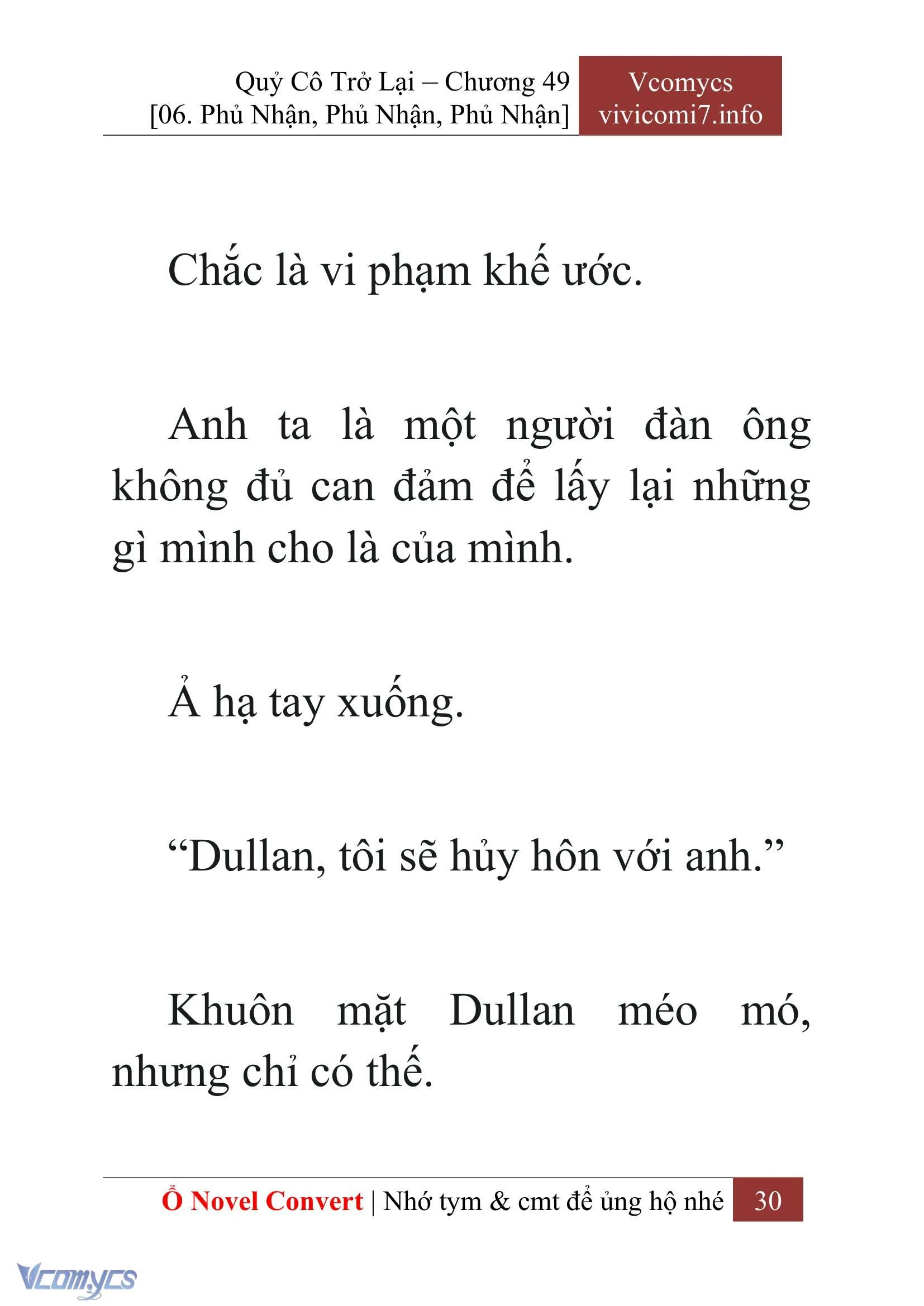 [Novel] Quý Cô Trở Lại Chapter  49 - 32