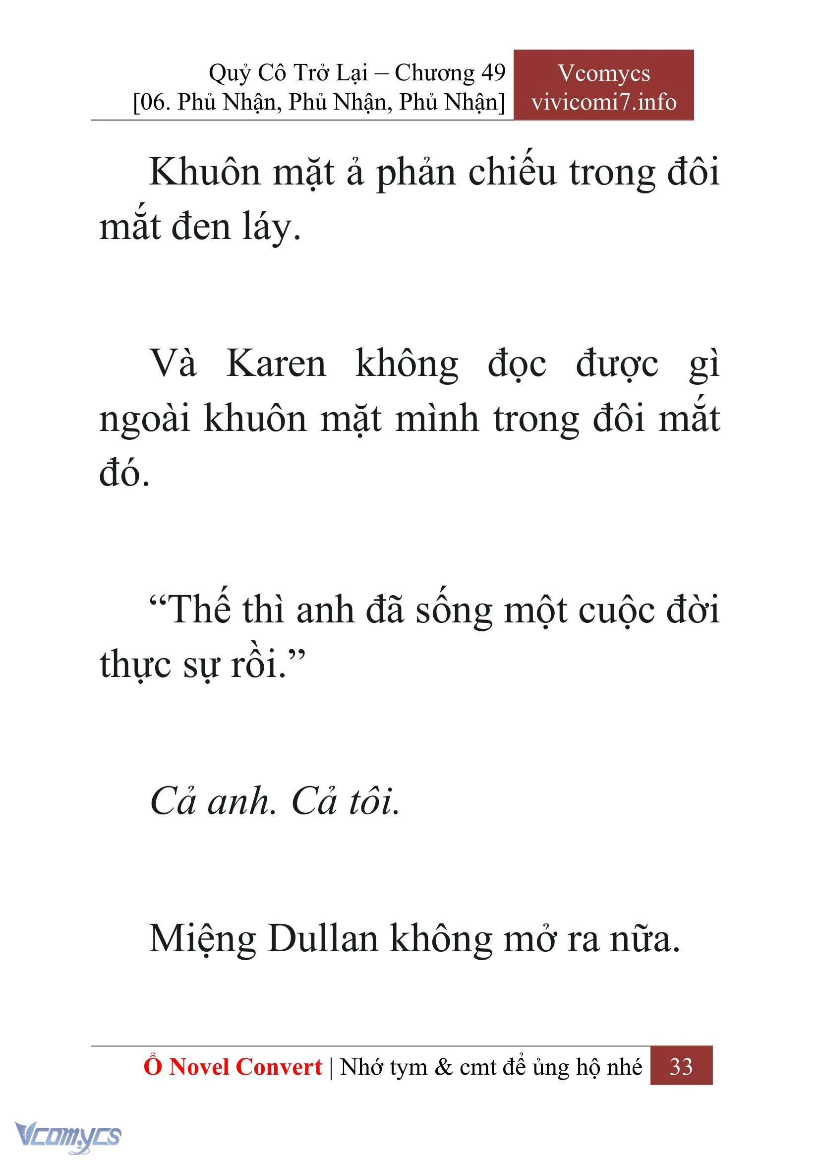[Novel] Quý Cô Trở Lại Chapter  49 - 35