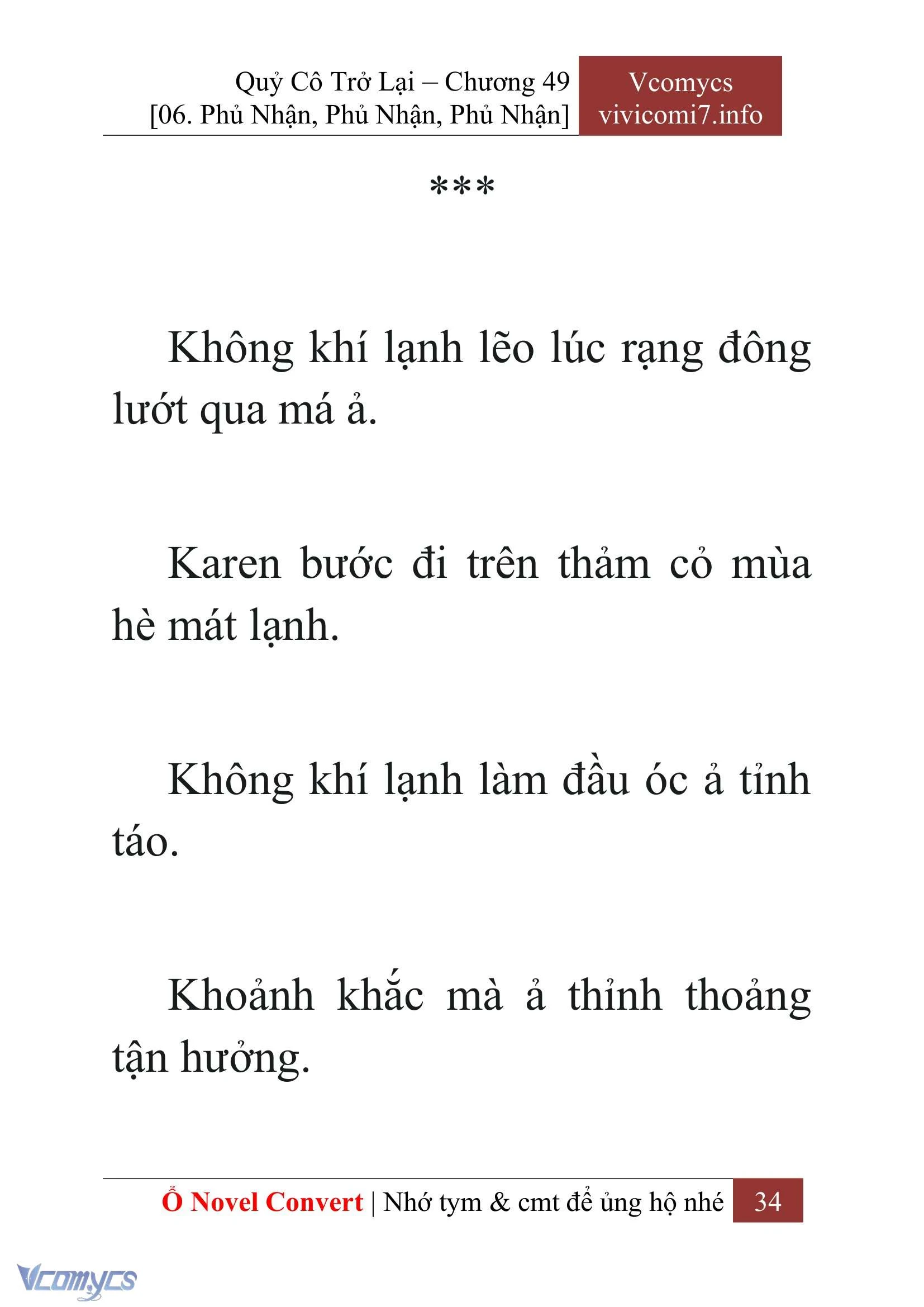[Novel] Quý Cô Trở Lại Chapter  49 - 36