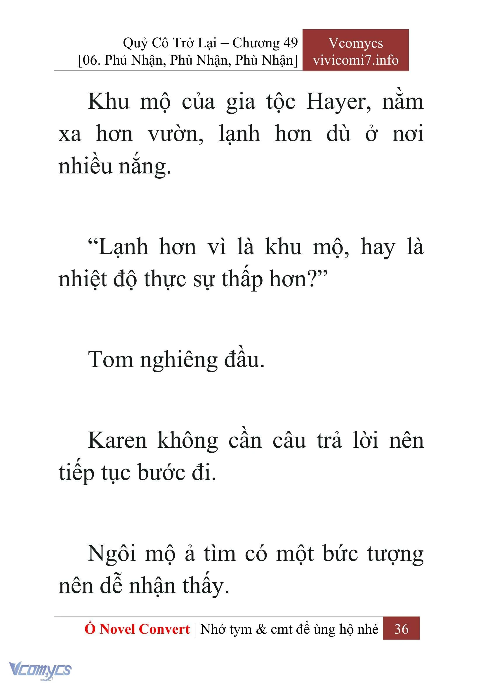 [Novel] Quý Cô Trở Lại Chapter  49 - 38