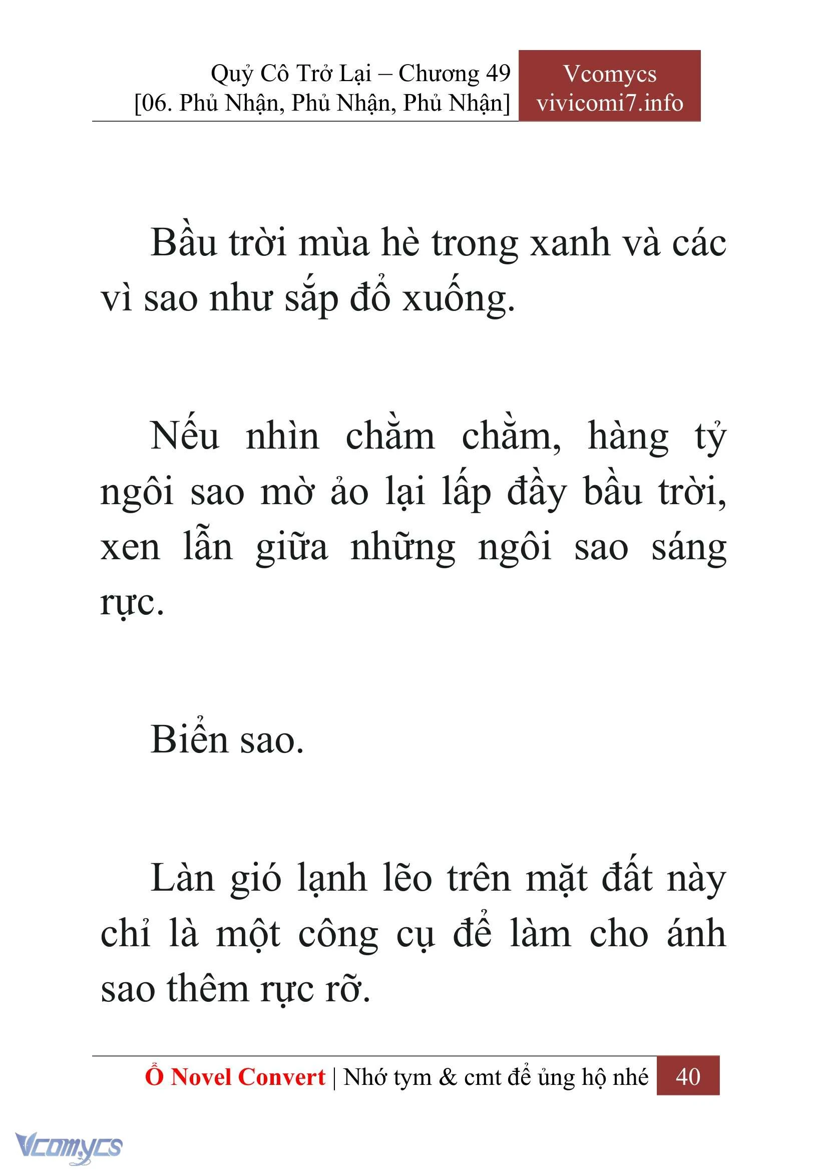 [Novel] Quý Cô Trở Lại Chapter  49 - 42