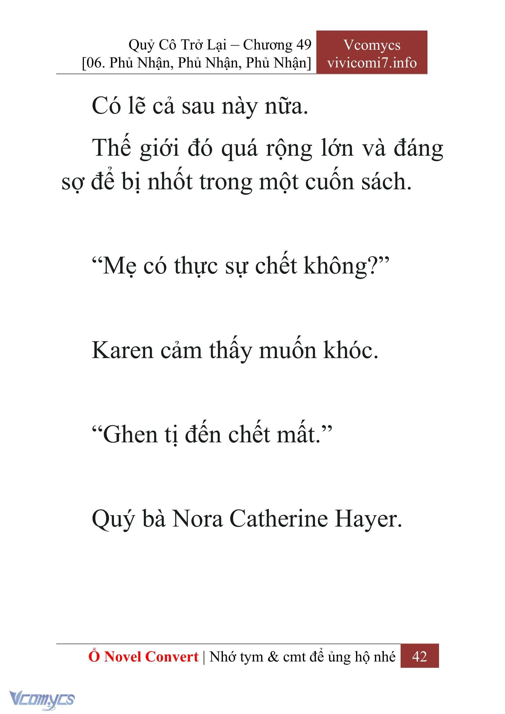 [Novel] Quý Cô Trở Lại Chapter  49 - 44