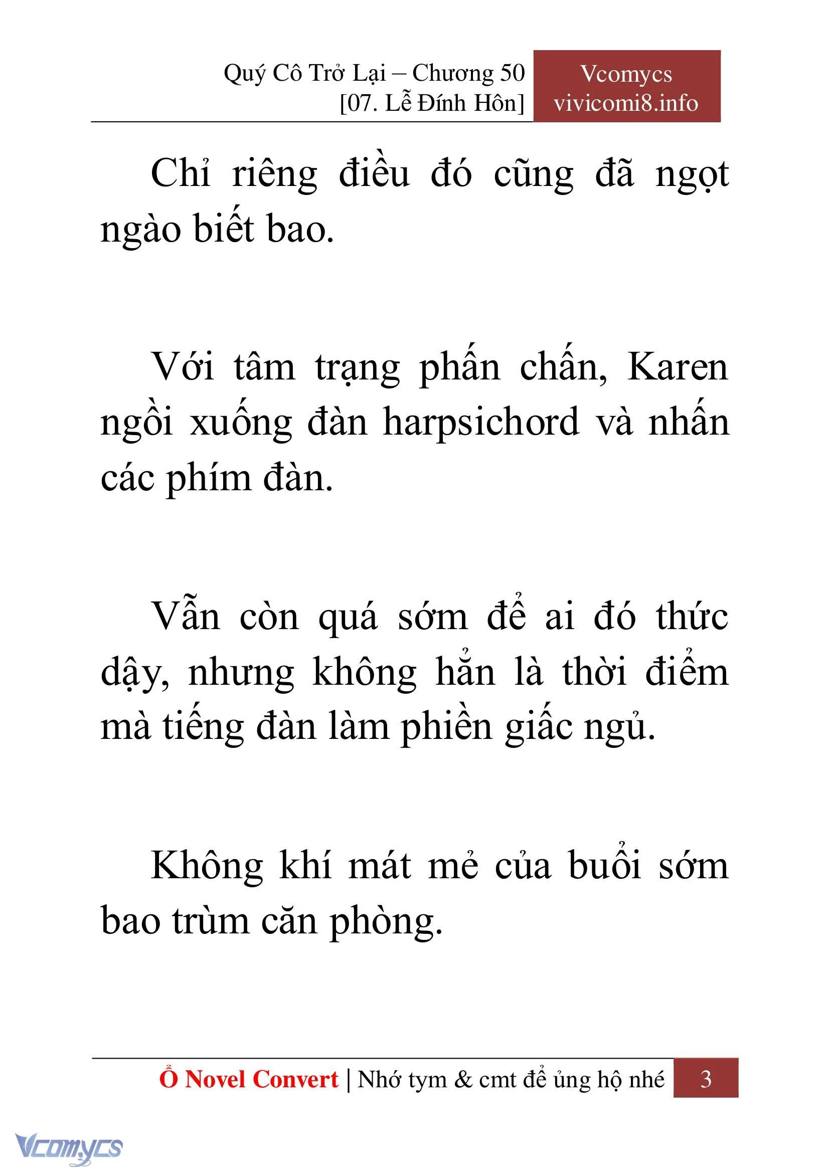 [Novel] Quý Cô Trở Lại Chapter  50 - 5