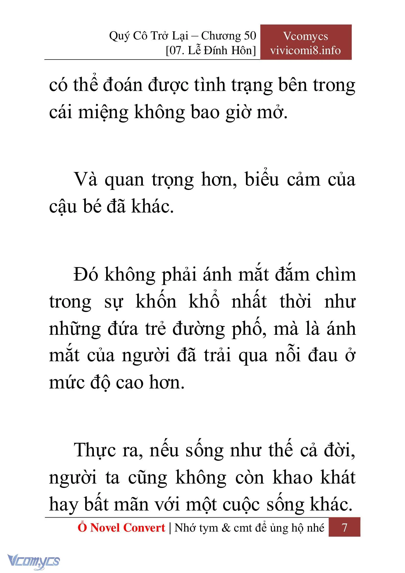 [Novel] Quý Cô Trở Lại Chapter  50 - 9