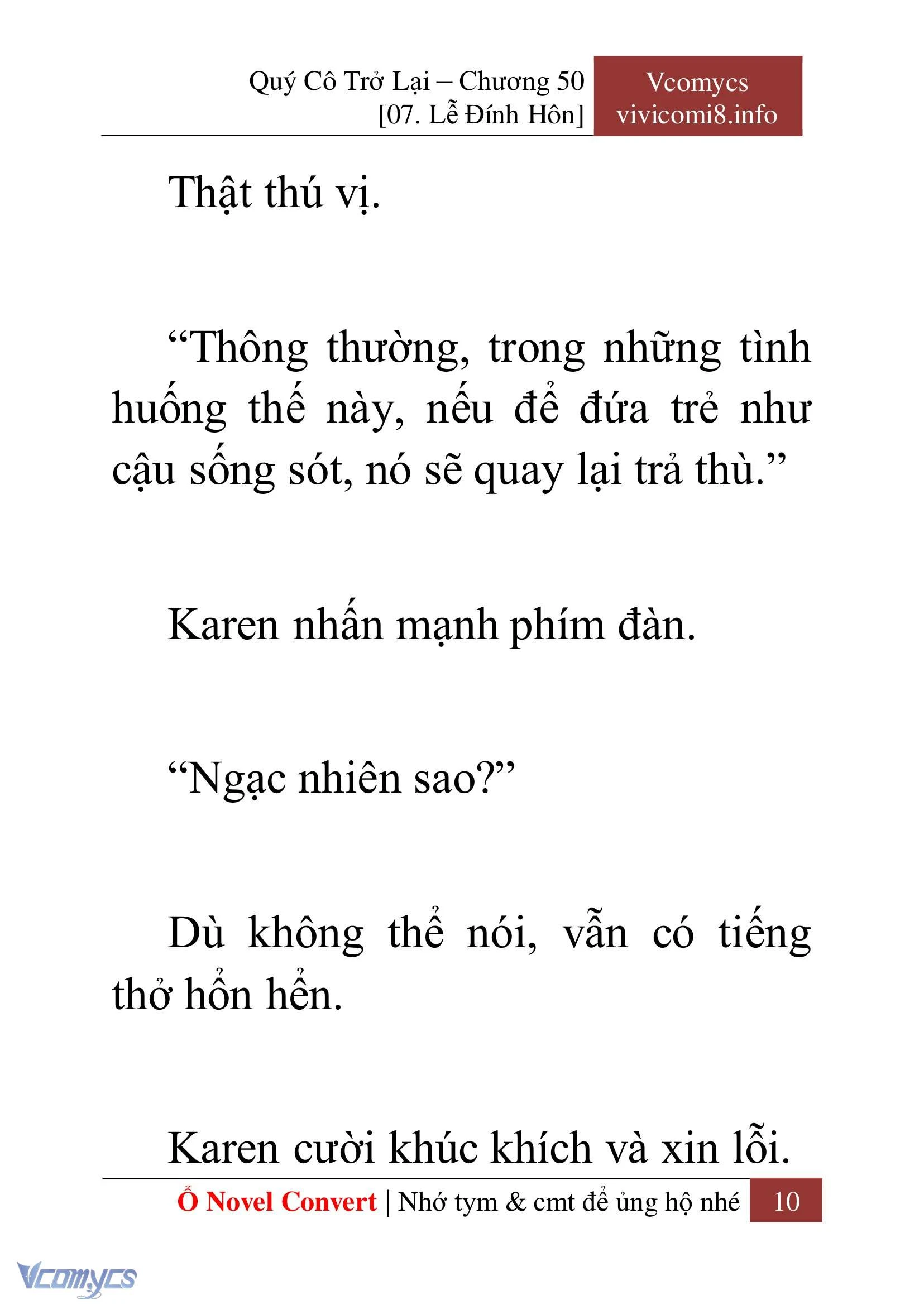[Novel] Quý Cô Trở Lại Chapter  50 - 12