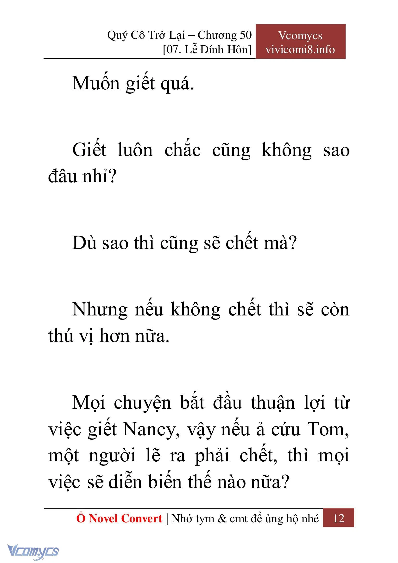 [Novel] Quý Cô Trở Lại Chapter  50 - 14