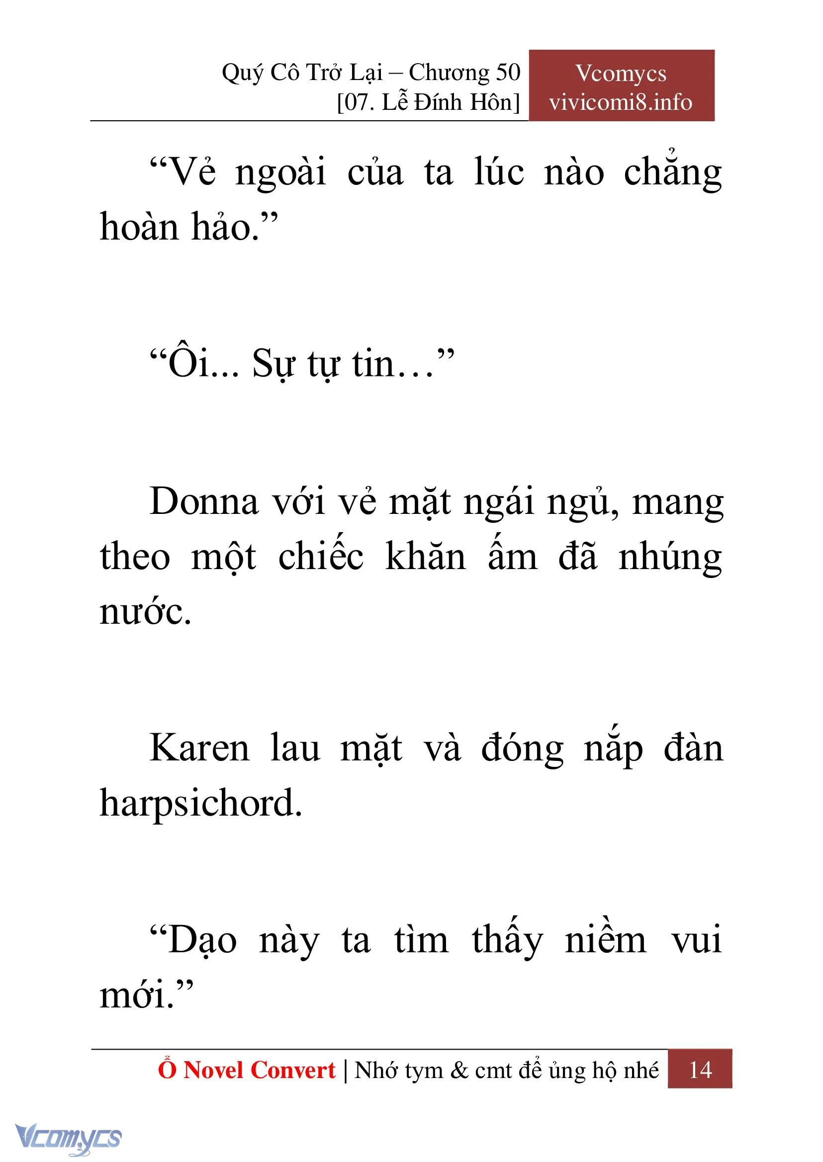 [Novel] Quý Cô Trở Lại Chapter  50 - 16