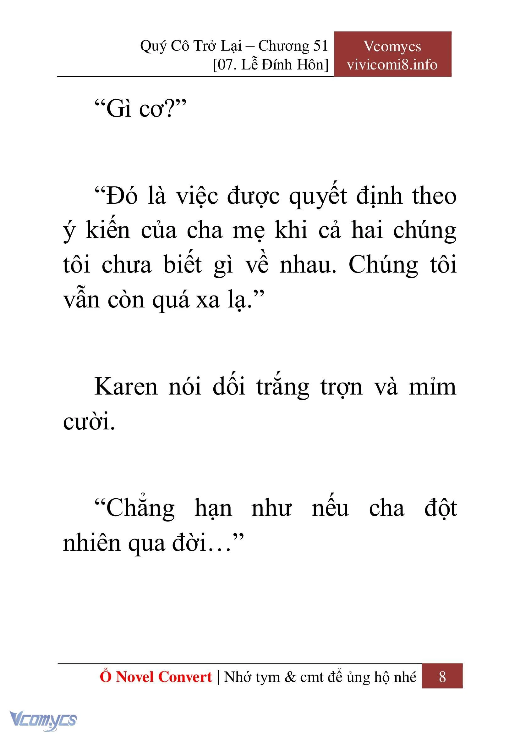 [Novel] Quý Cô Trở Lại Chapter  51 - 10