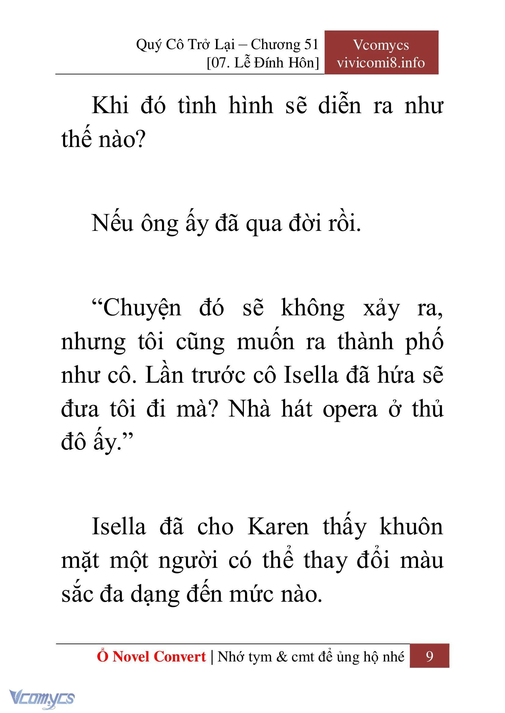 [Novel] Quý Cô Trở Lại Chapter  51 - 11
