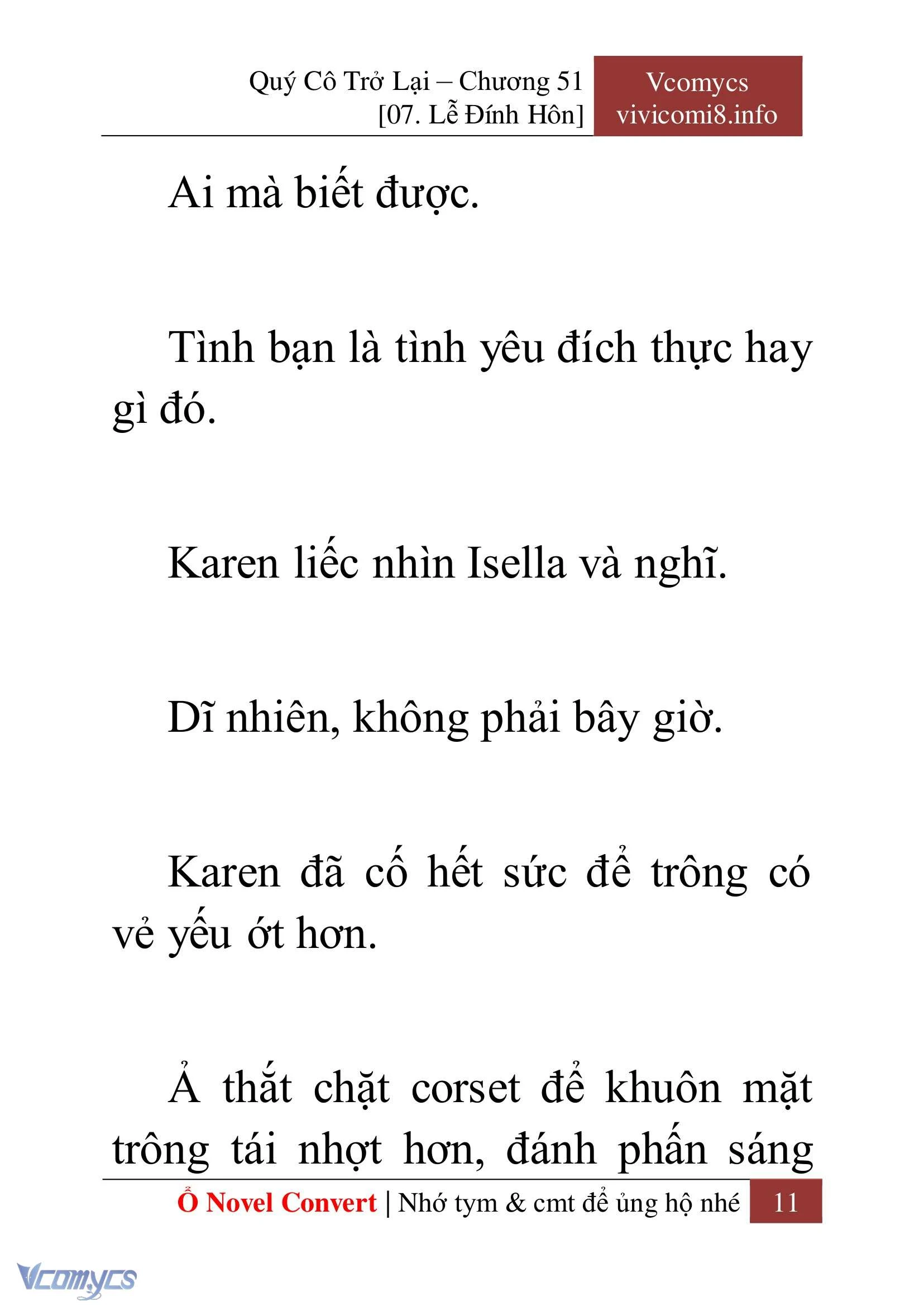 [Novel] Quý Cô Trở Lại Chapter  51 - 13