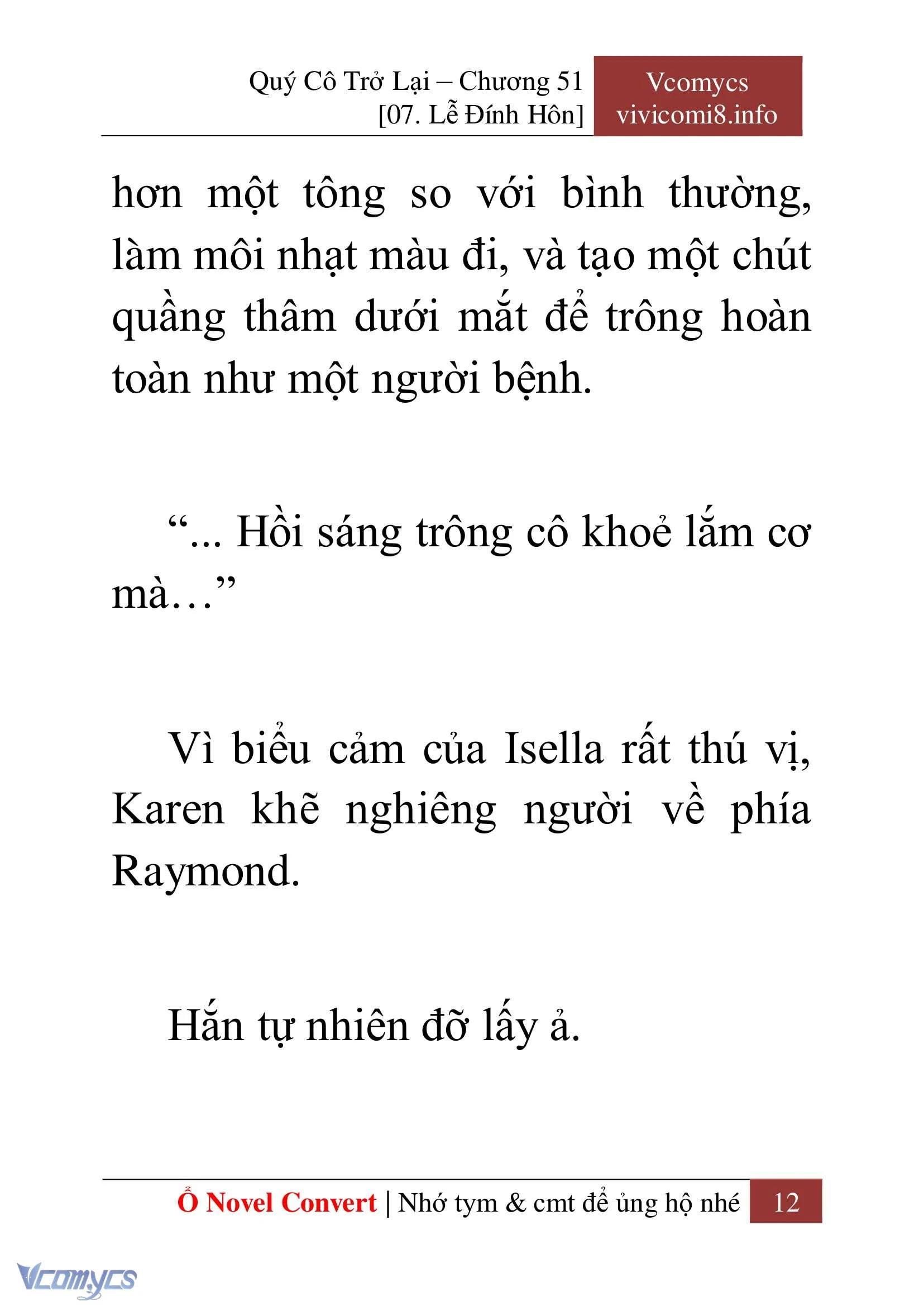 [Novel] Quý Cô Trở Lại Chapter  51 - 14