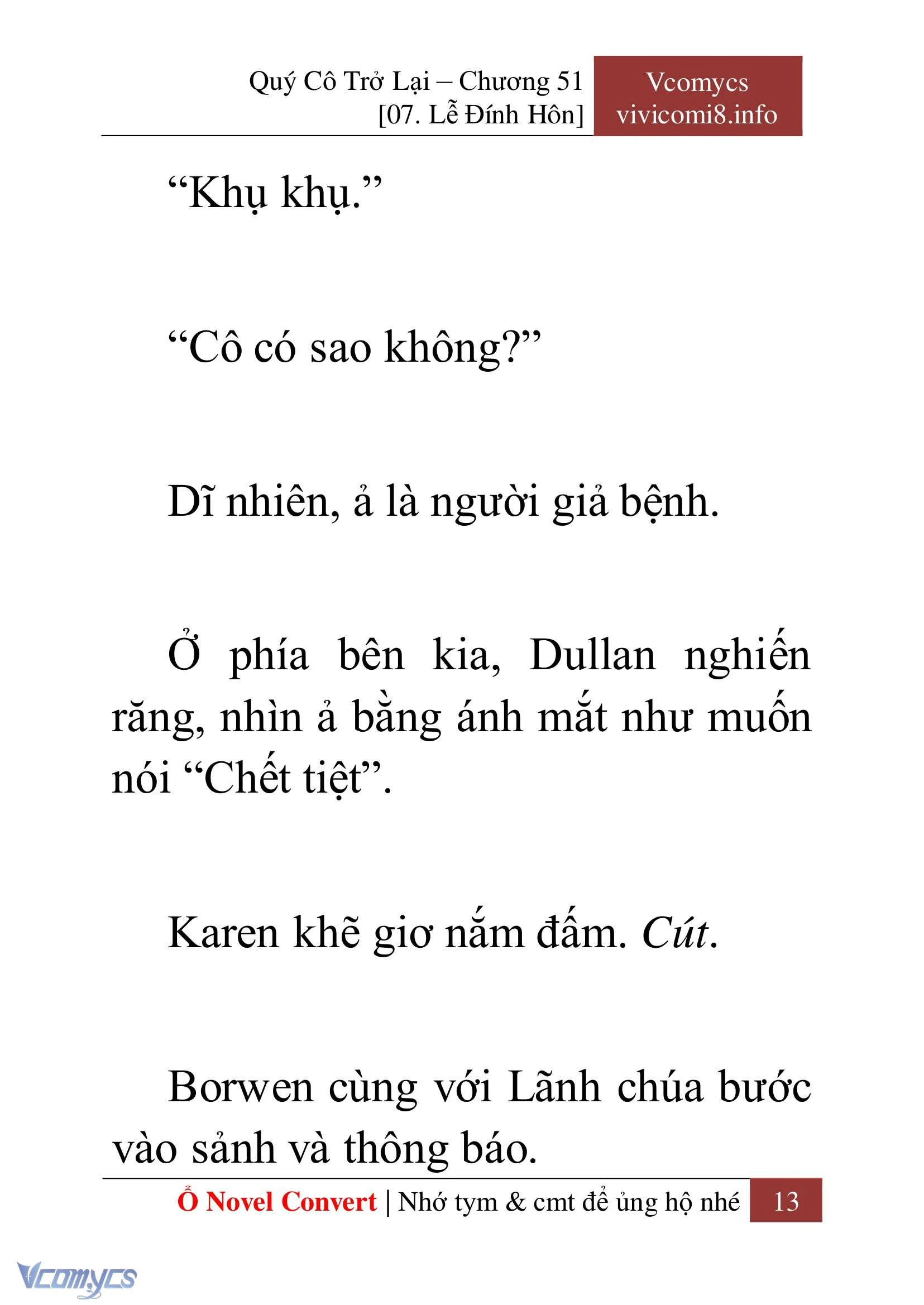 [Novel] Quý Cô Trở Lại Chapter  51 - 15