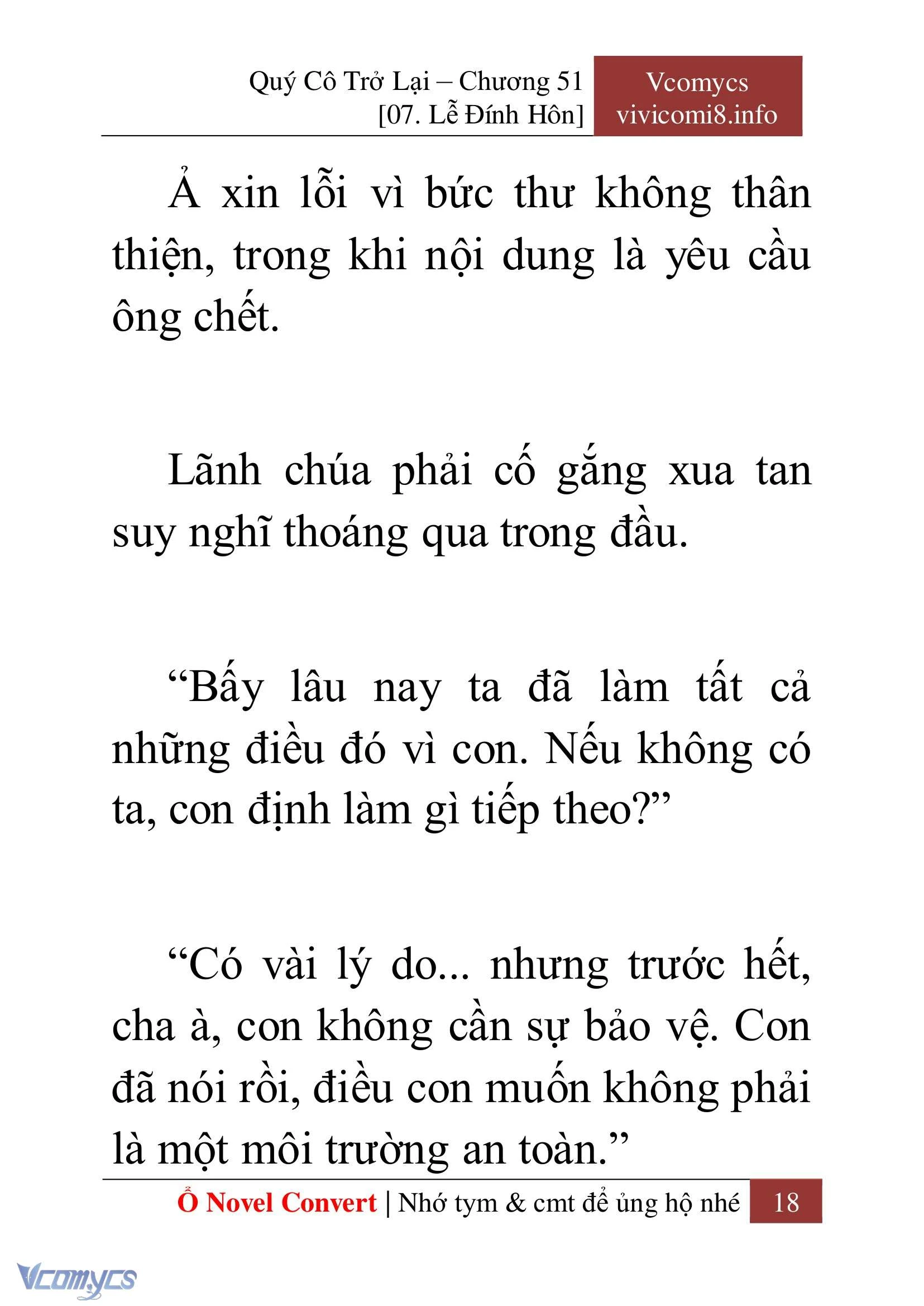 [Novel] Quý Cô Trở Lại Chapter  51 - 20