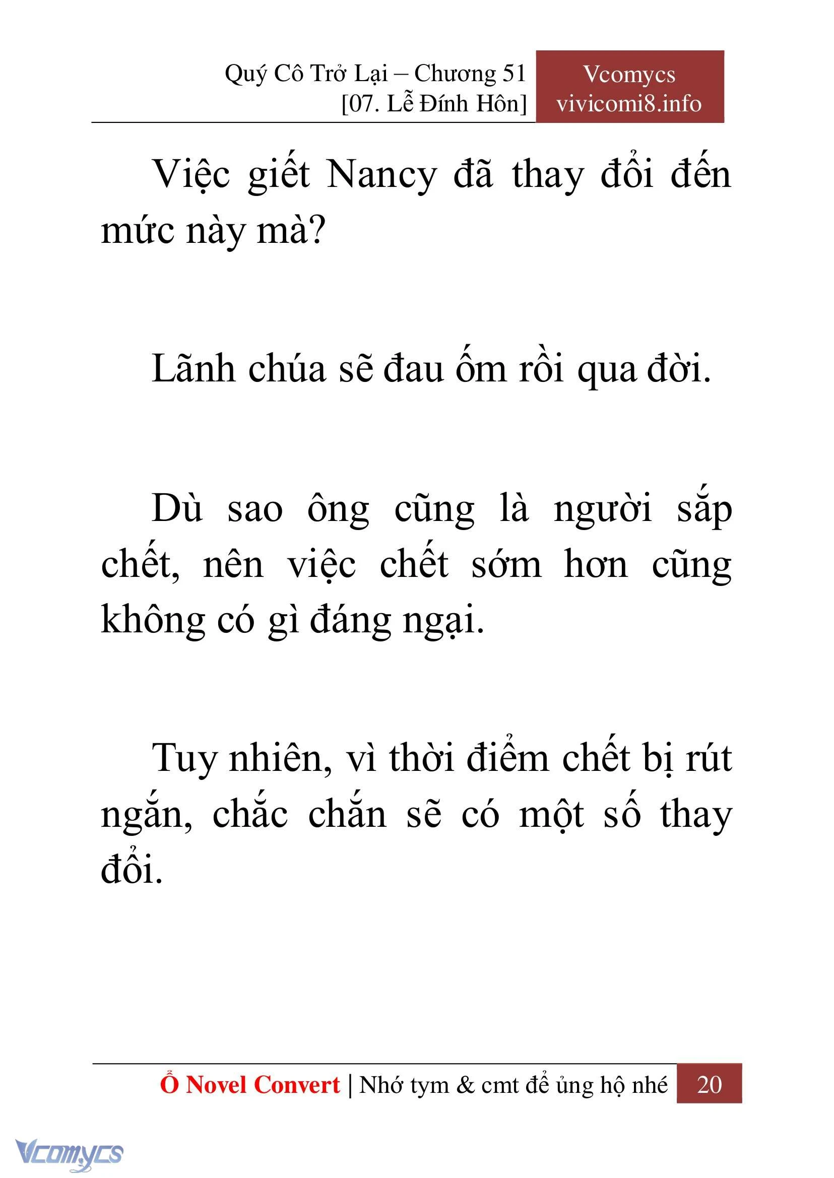 [Novel] Quý Cô Trở Lại Chapter  51 - 22