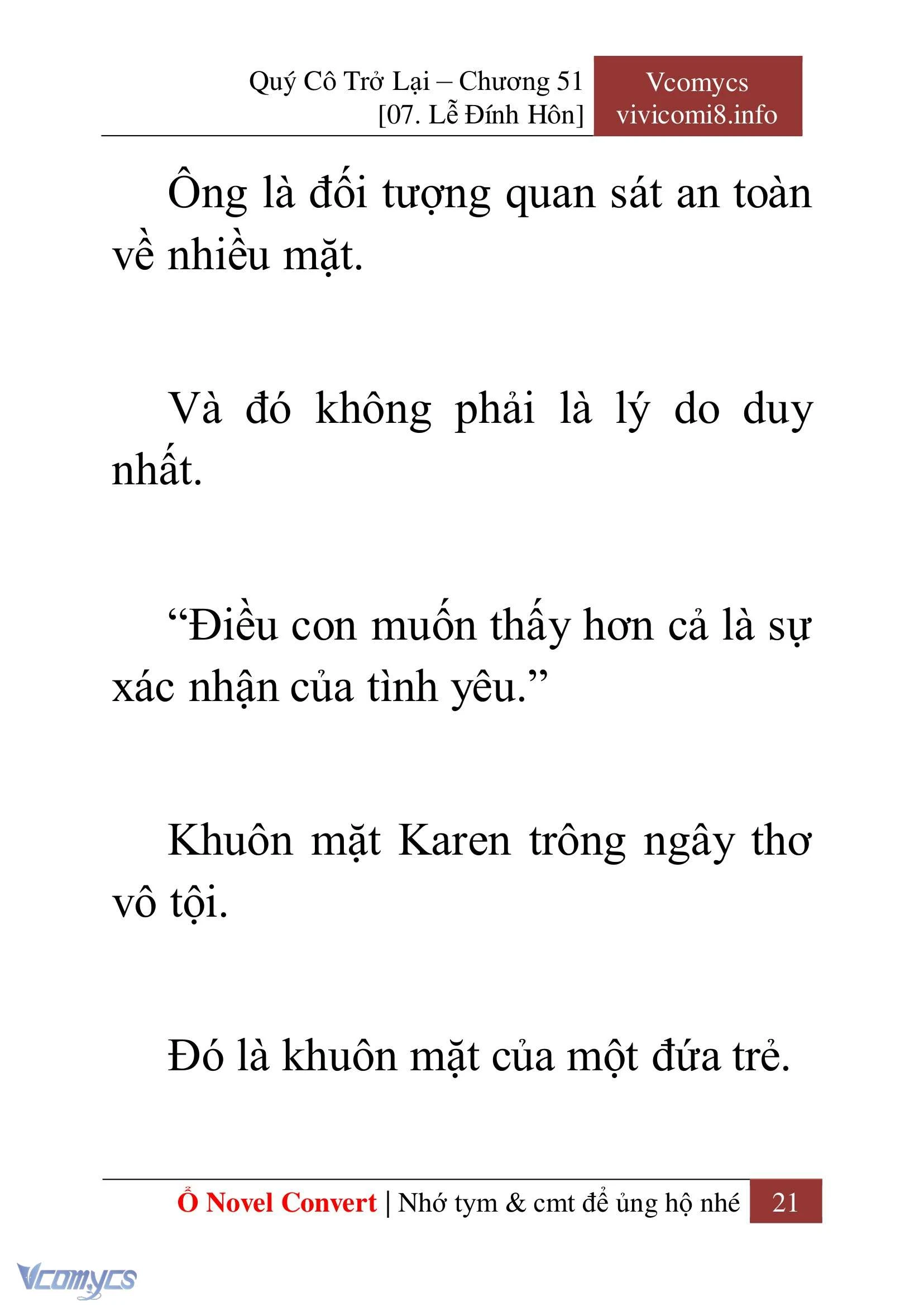 [Novel] Quý Cô Trở Lại Chapter  51 - 23