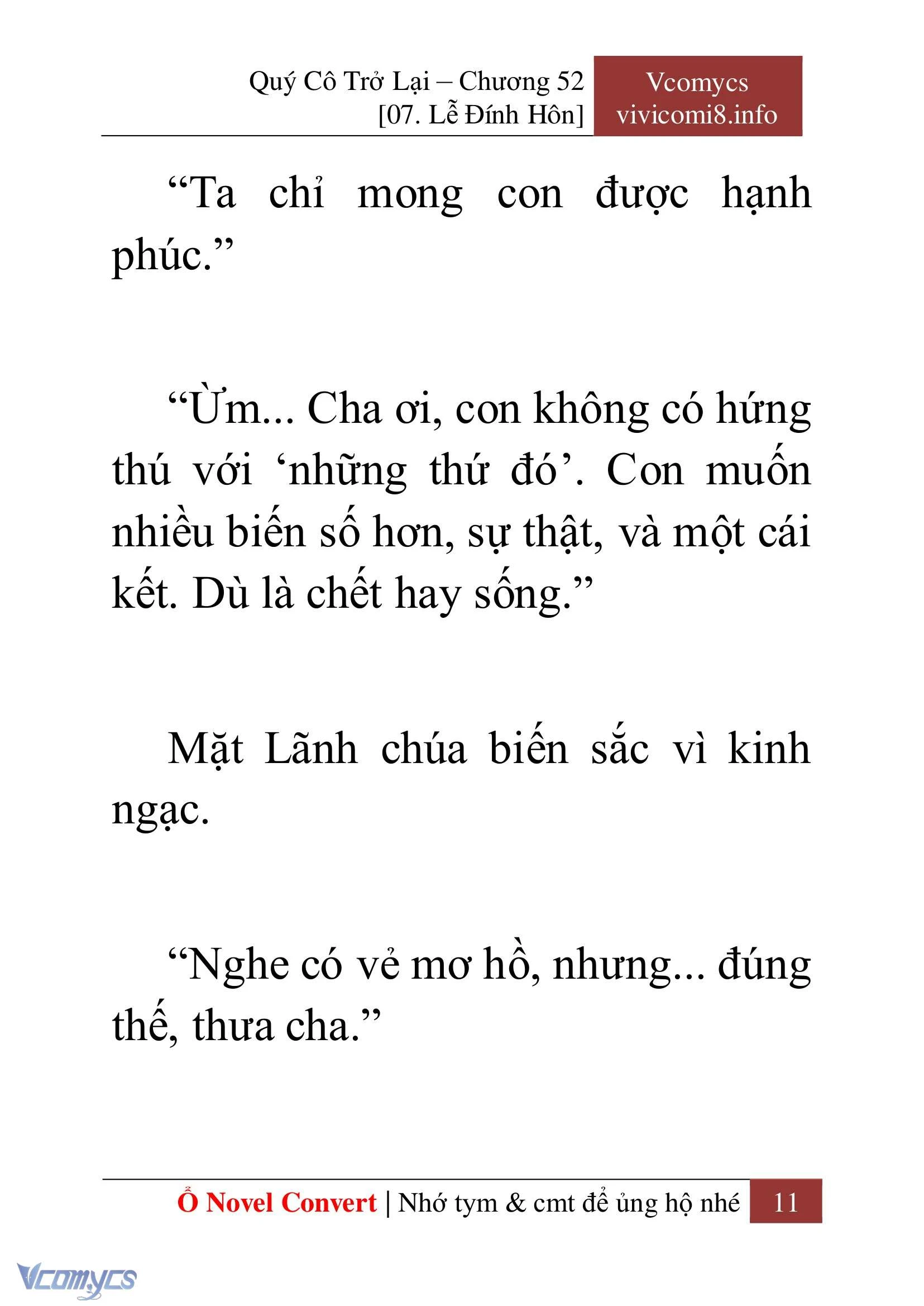 [Novel] Quý Cô Trở Lại Chapter  52 - 13