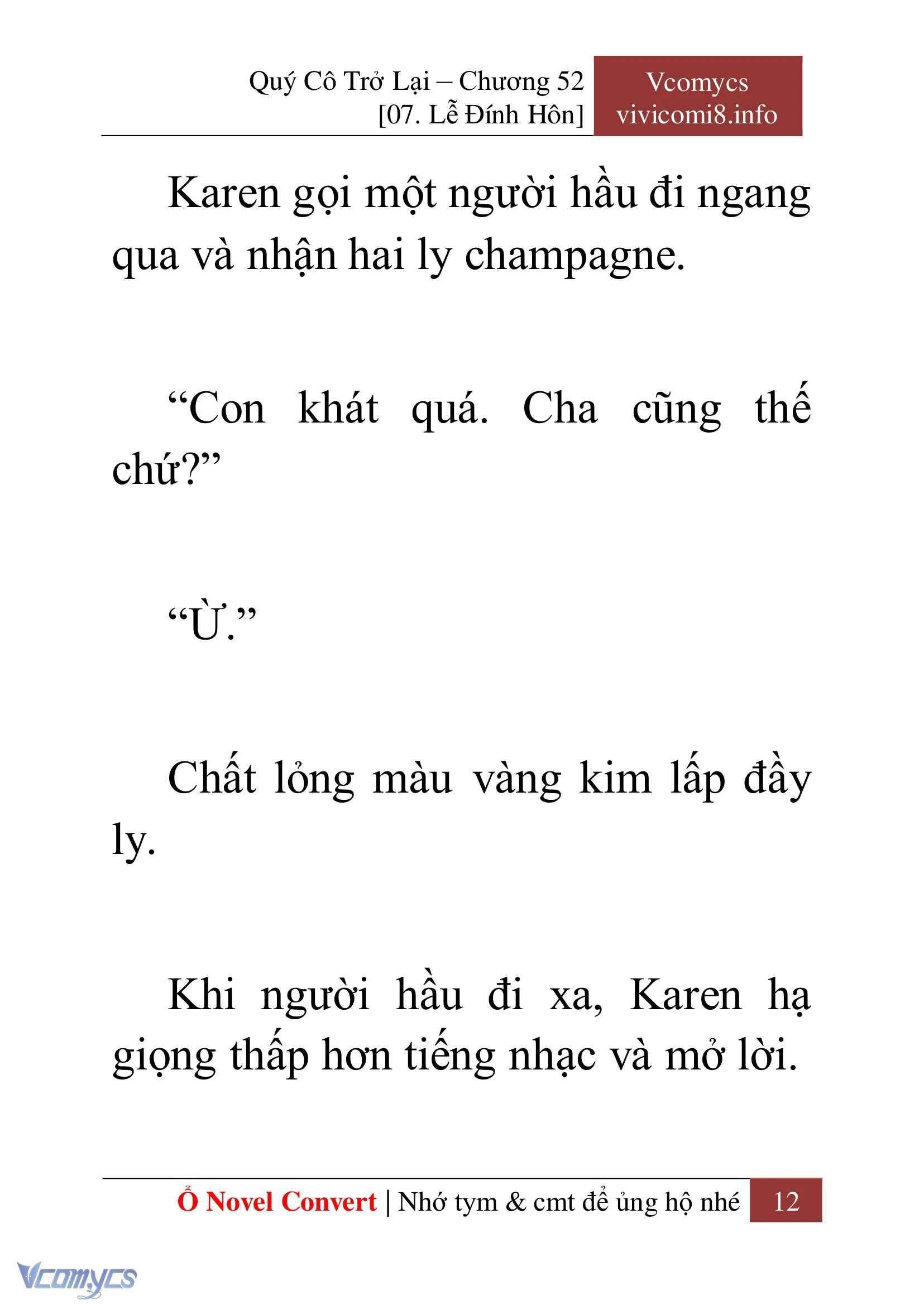 [Novel] Quý Cô Trở Lại Chapter  52 - 14