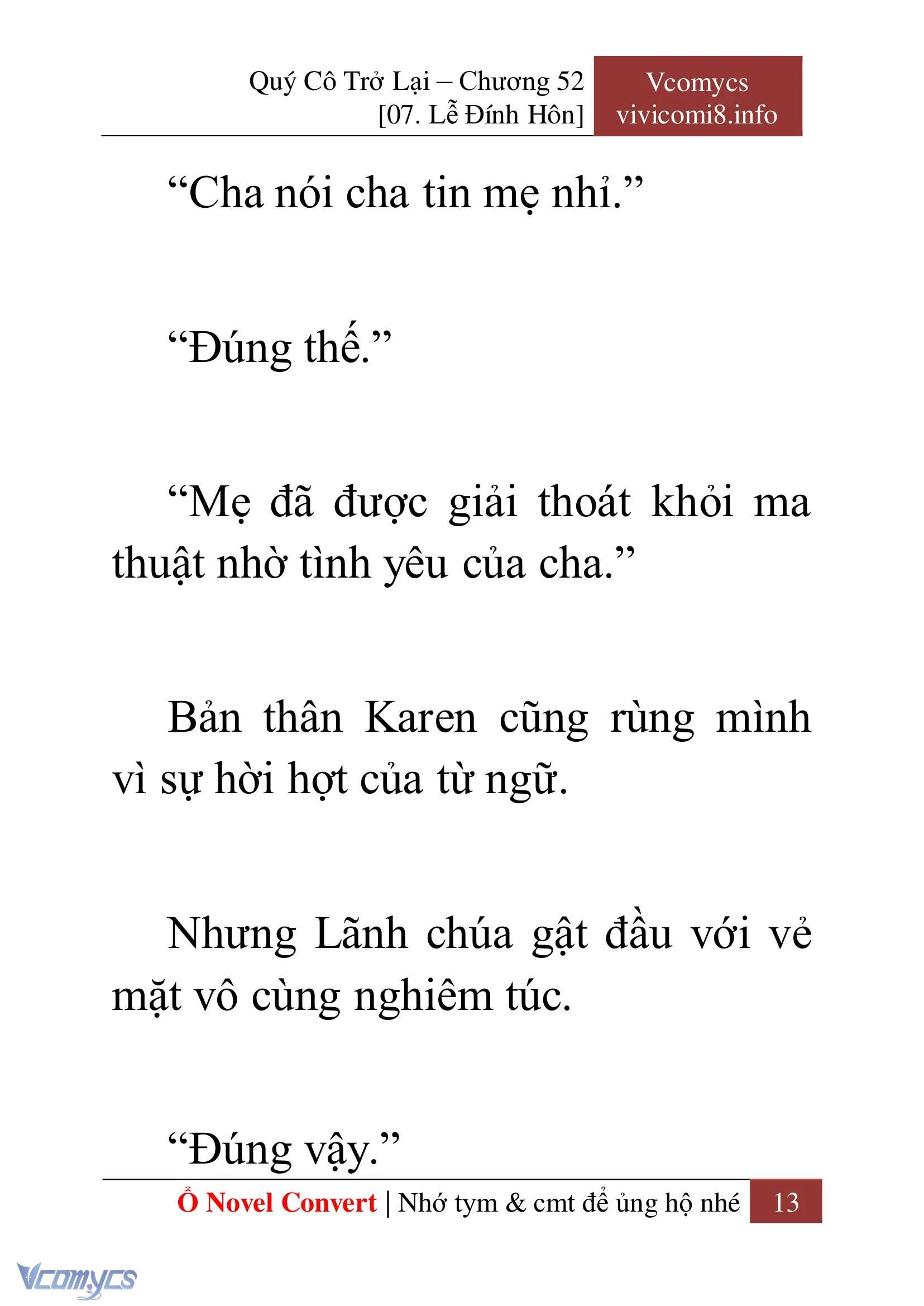 [Novel] Quý Cô Trở Lại Chapter  52 - 15