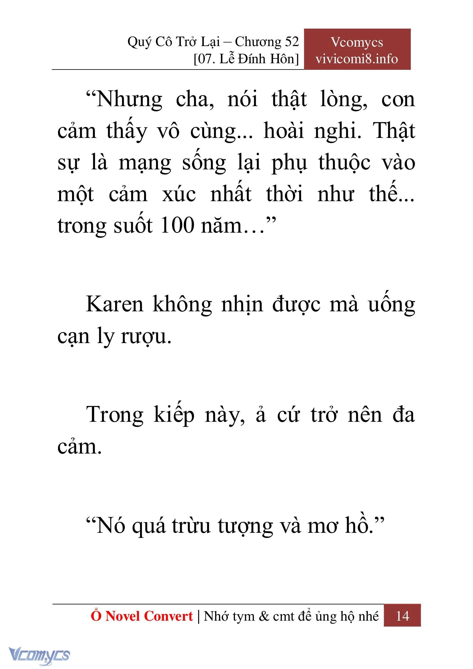 [Novel] Quý Cô Trở Lại Chapter  52 - 16