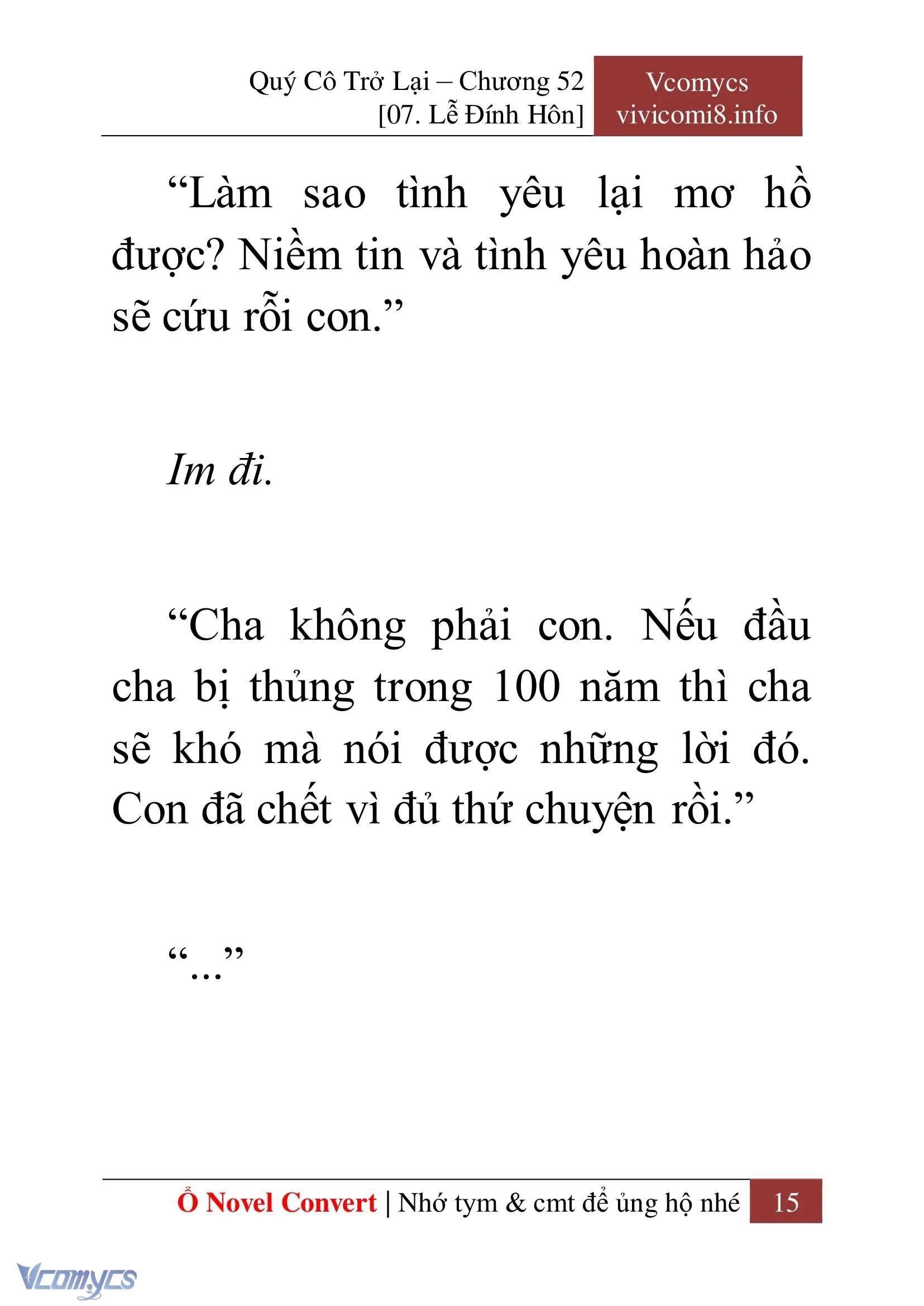 [Novel] Quý Cô Trở Lại Chapter  52 - 17