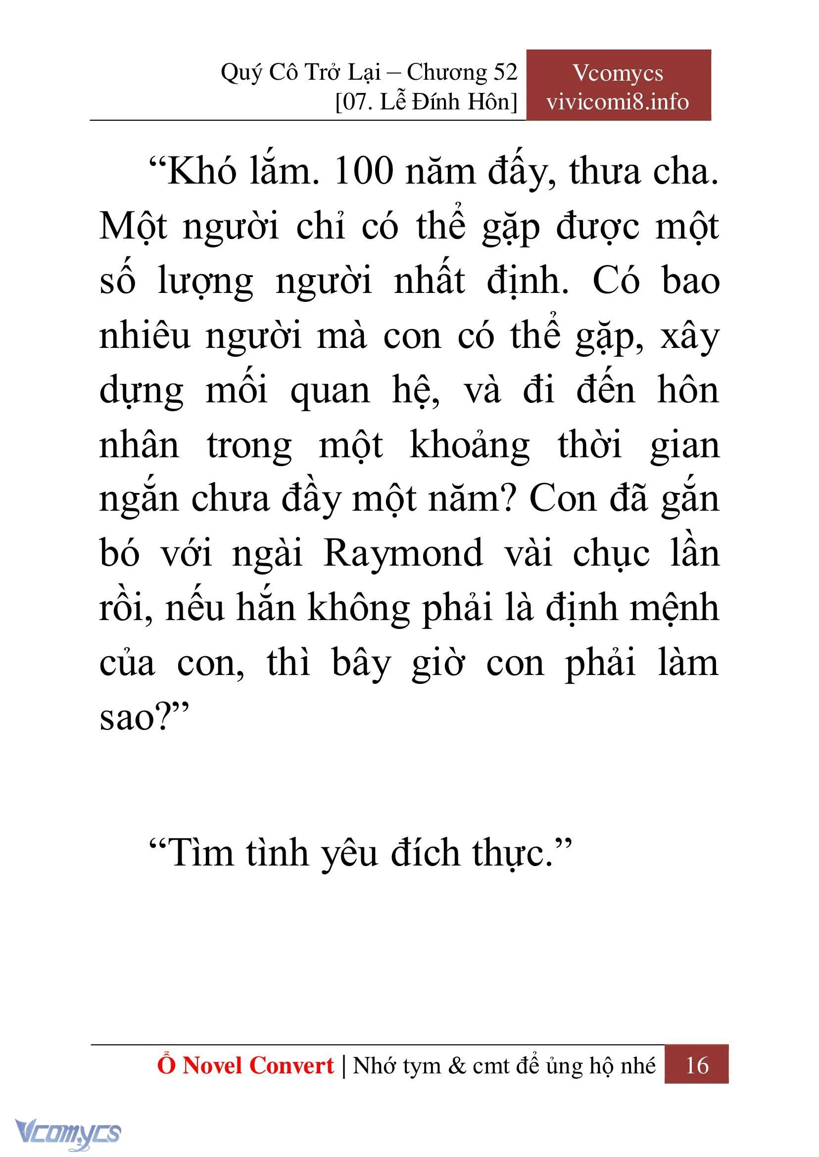 [Novel] Quý Cô Trở Lại Chapter  52 - 18
