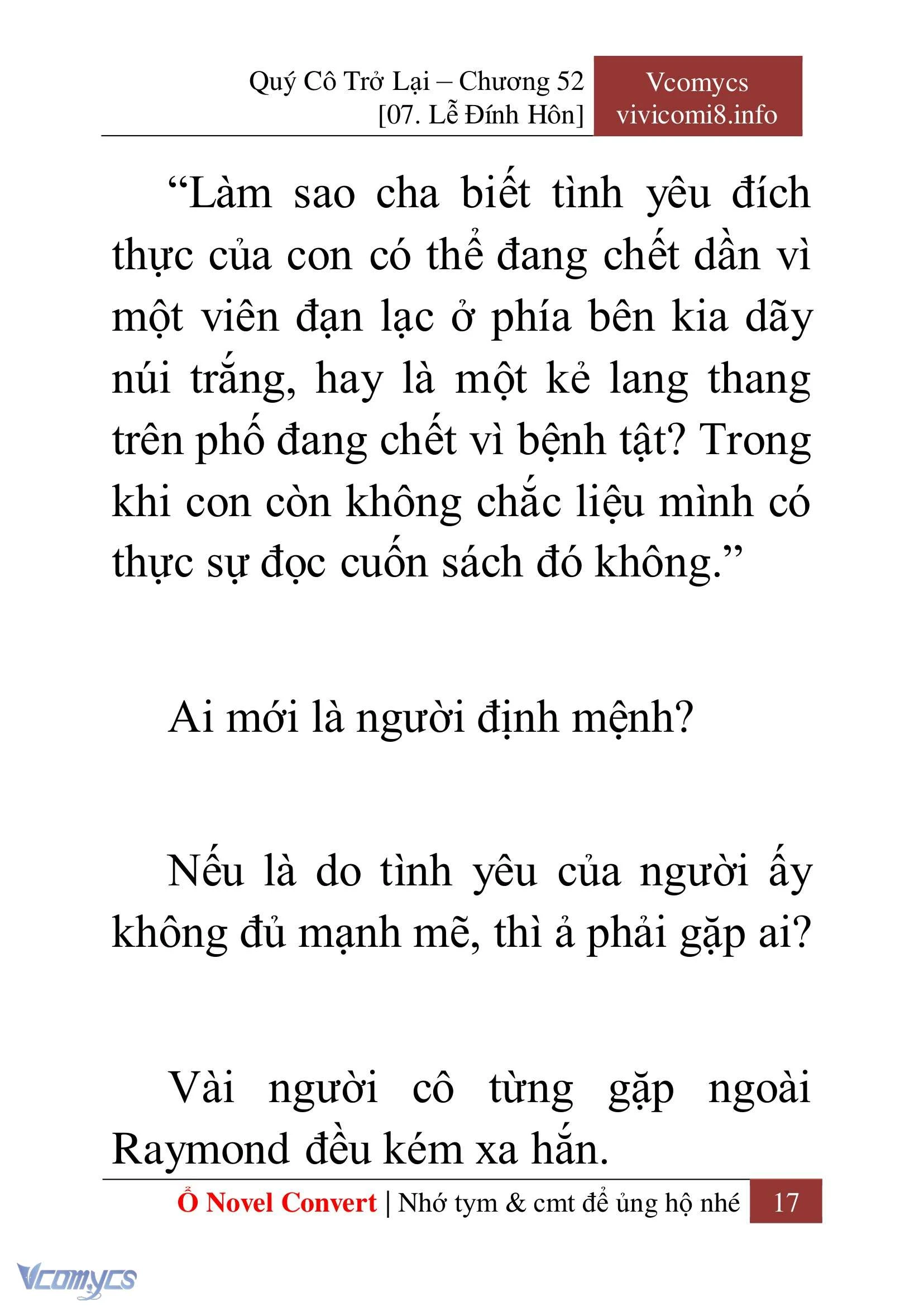[Novel] Quý Cô Trở Lại Chapter  52 - 19