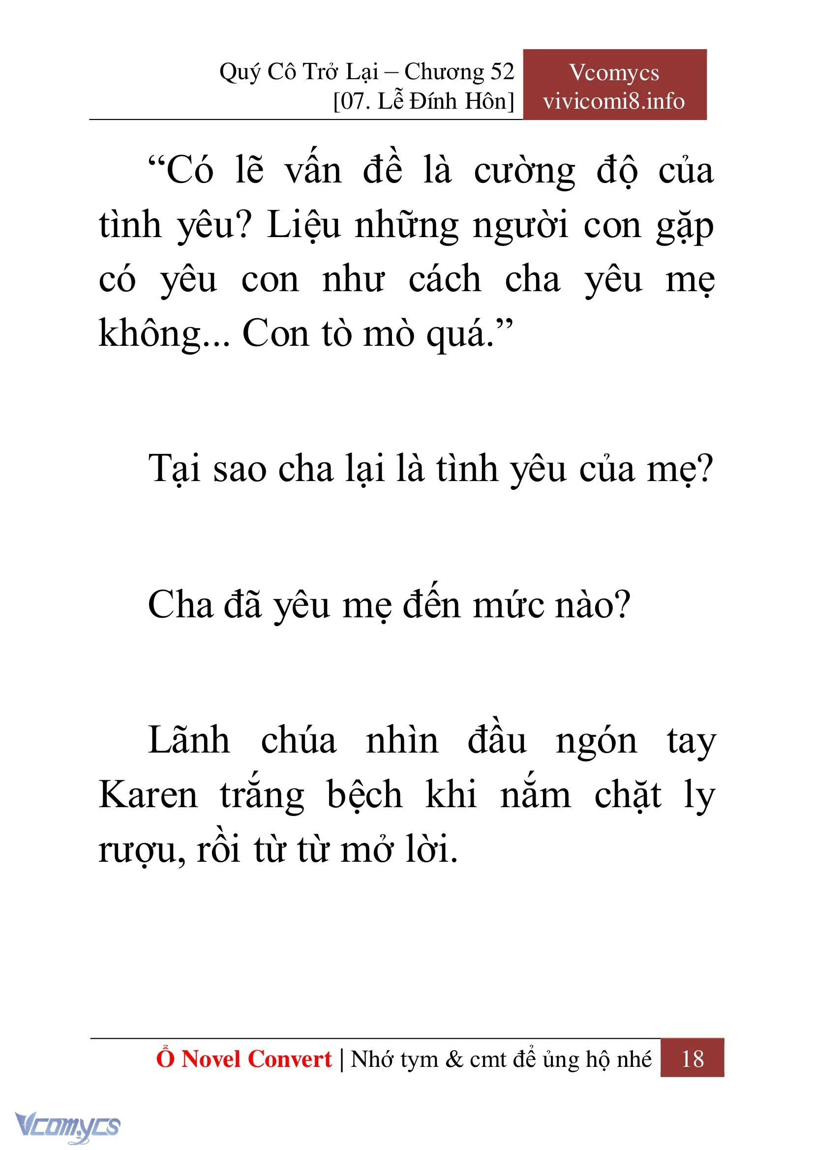 [Novel] Quý Cô Trở Lại Chapter  52 - 20