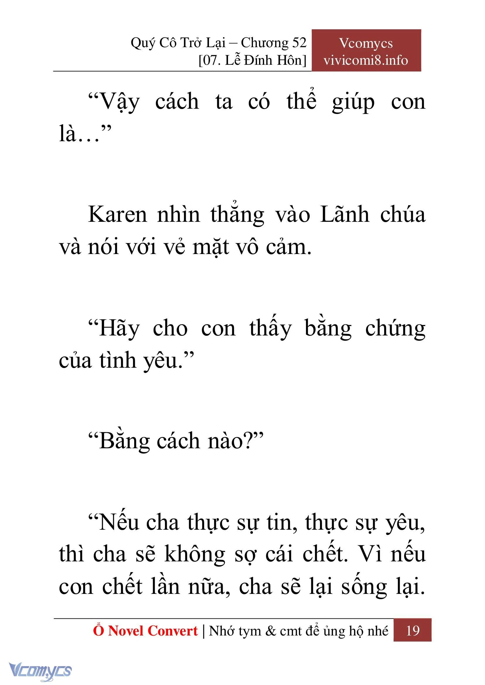[Novel] Quý Cô Trở Lại Chapter  52 - 21