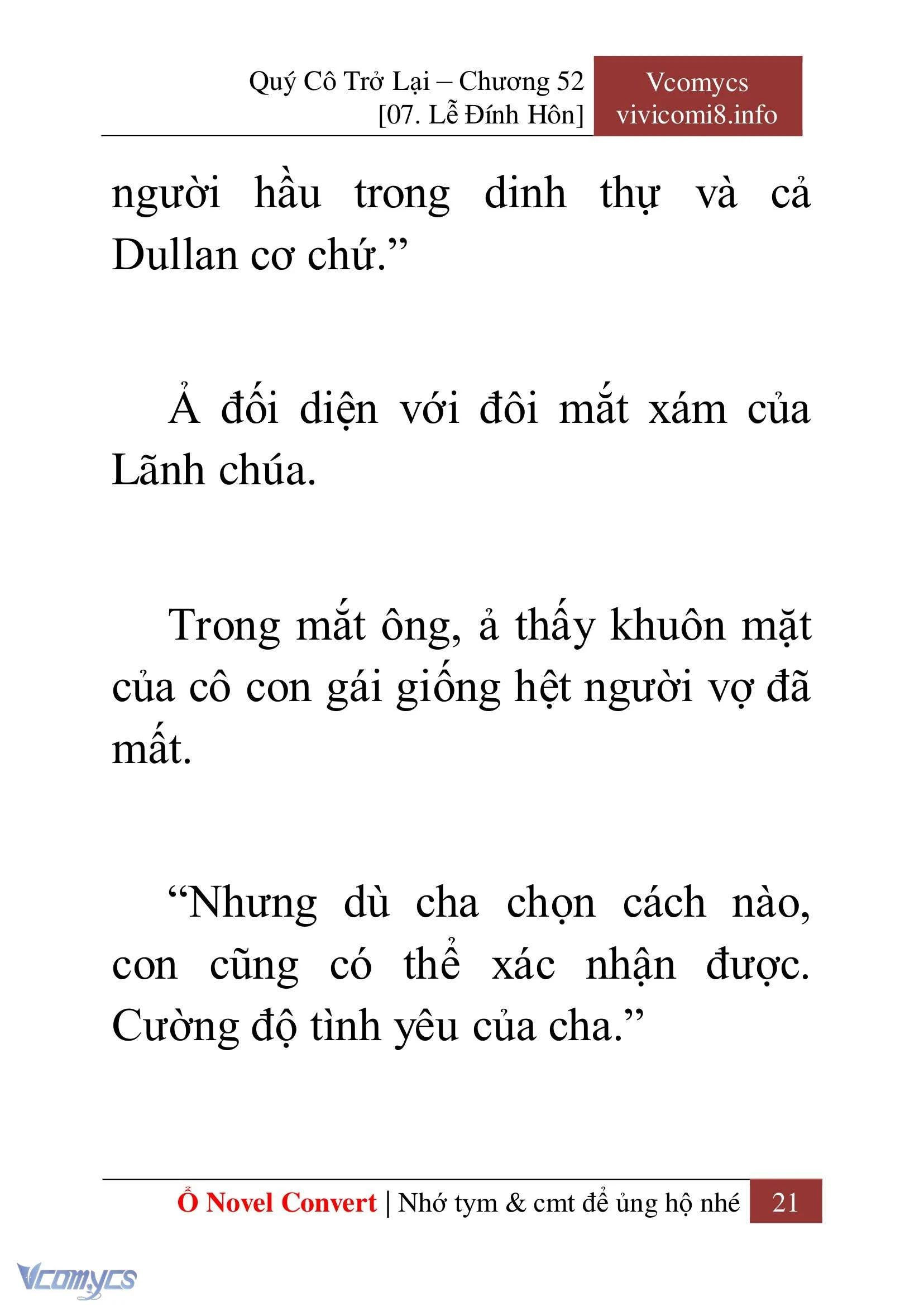 [Novel] Quý Cô Trở Lại Chapter  52 - 23