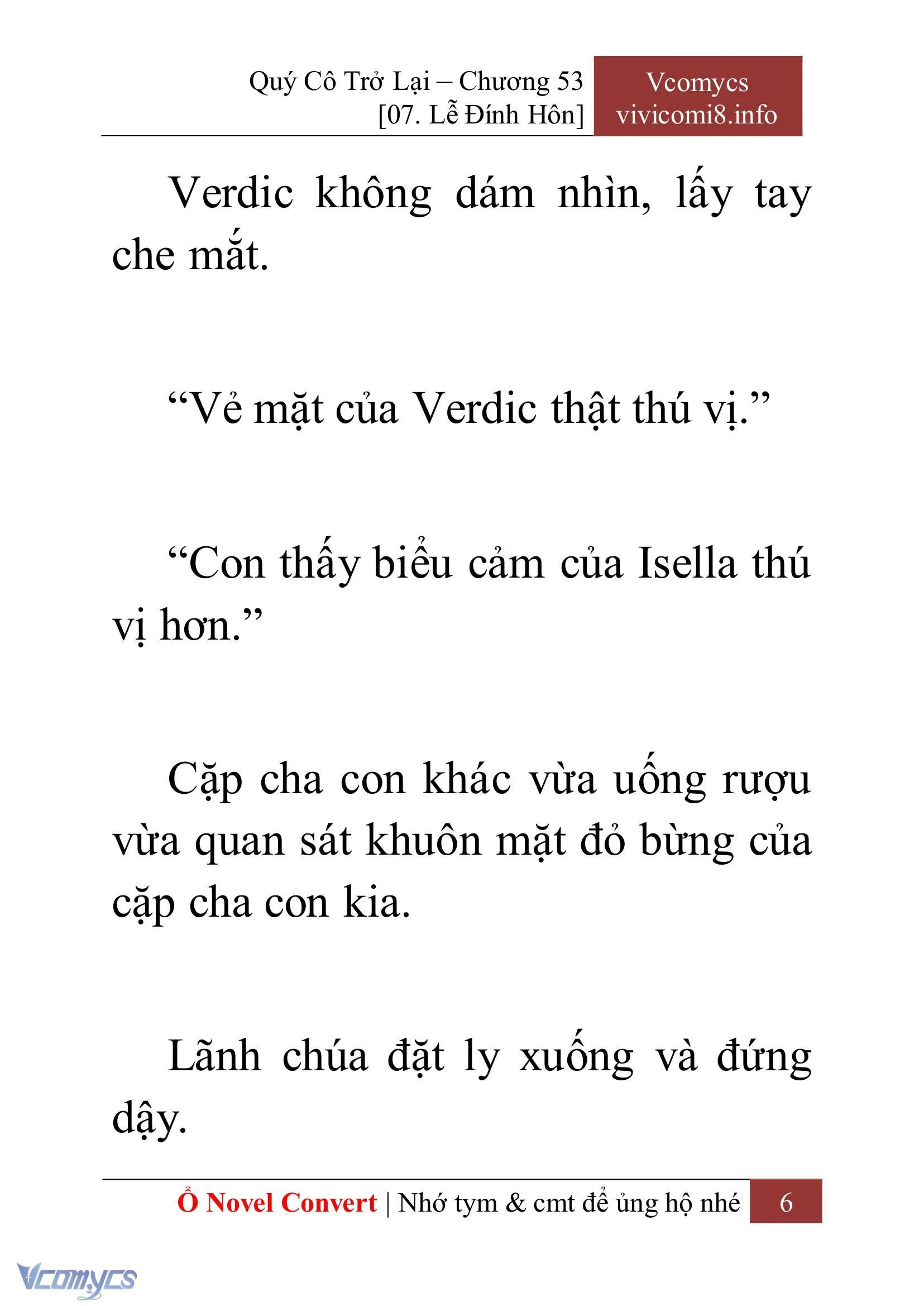 [Novel] Quý Cô Trở Lại Chapter  53 - 8