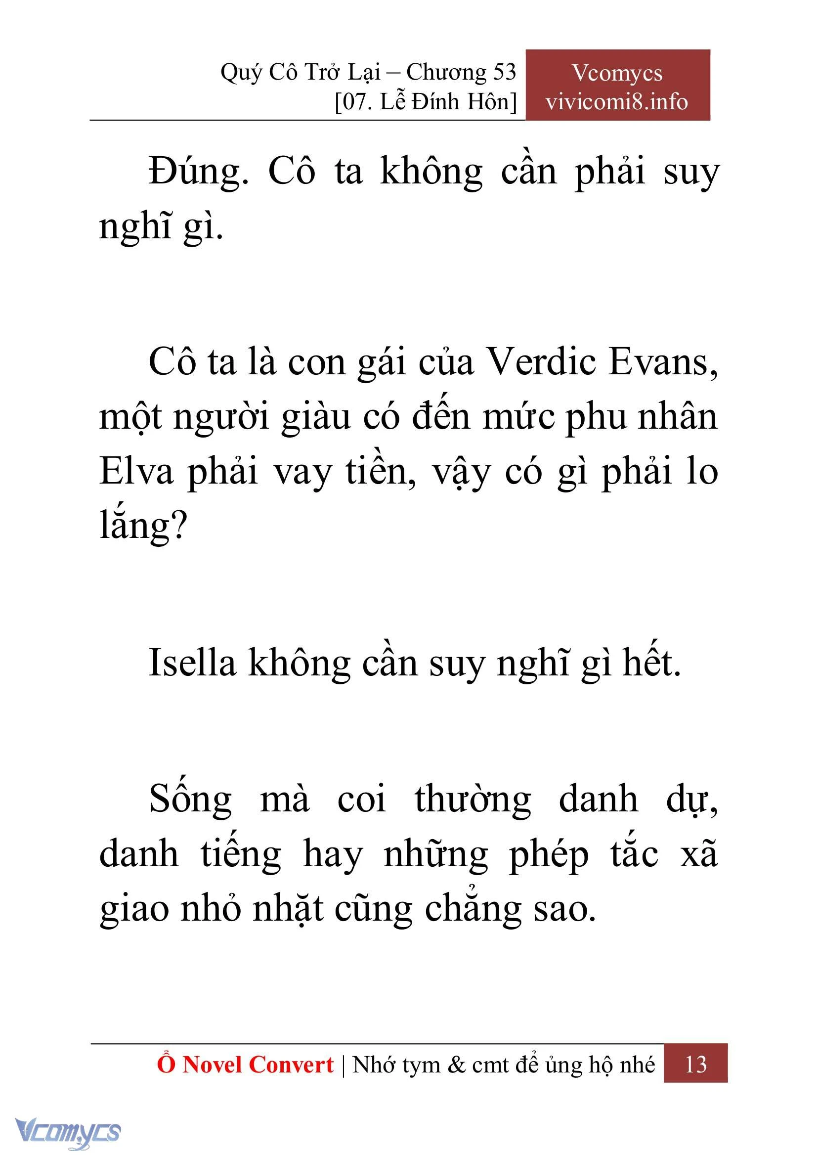 [Novel] Quý Cô Trở Lại Chapter  53 - 15