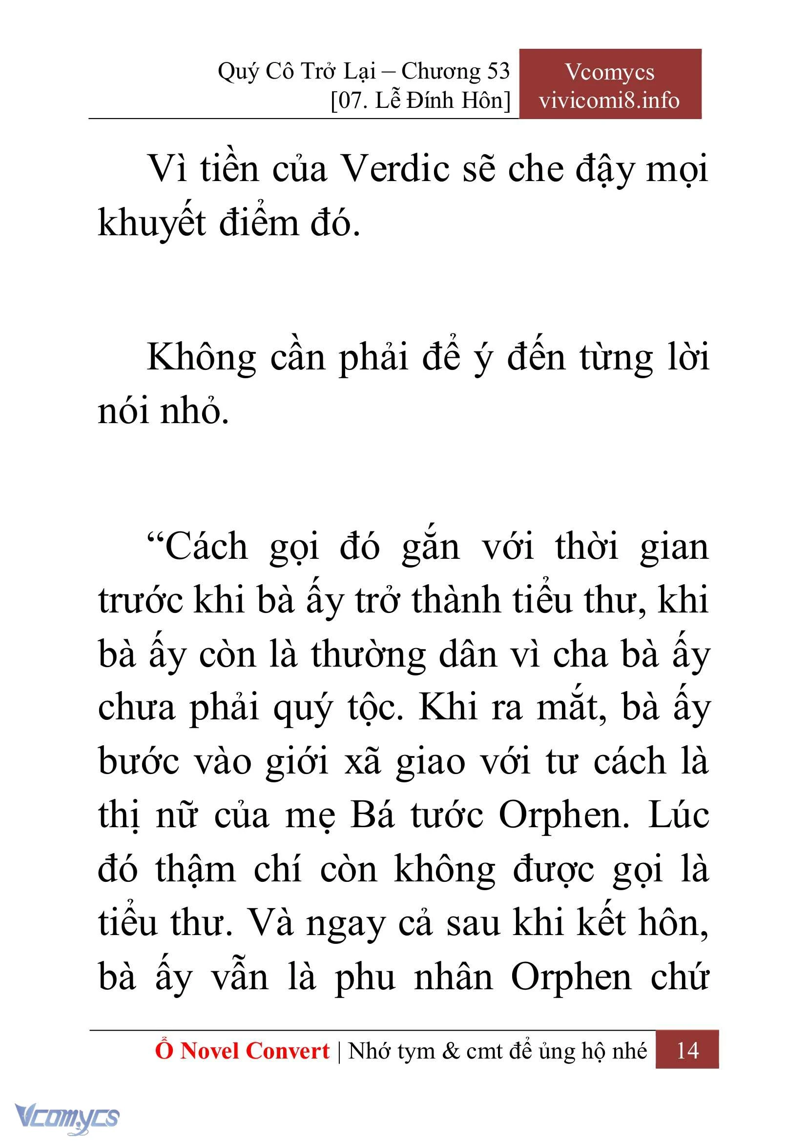 [Novel] Quý Cô Trở Lại Chapter  53 - 16